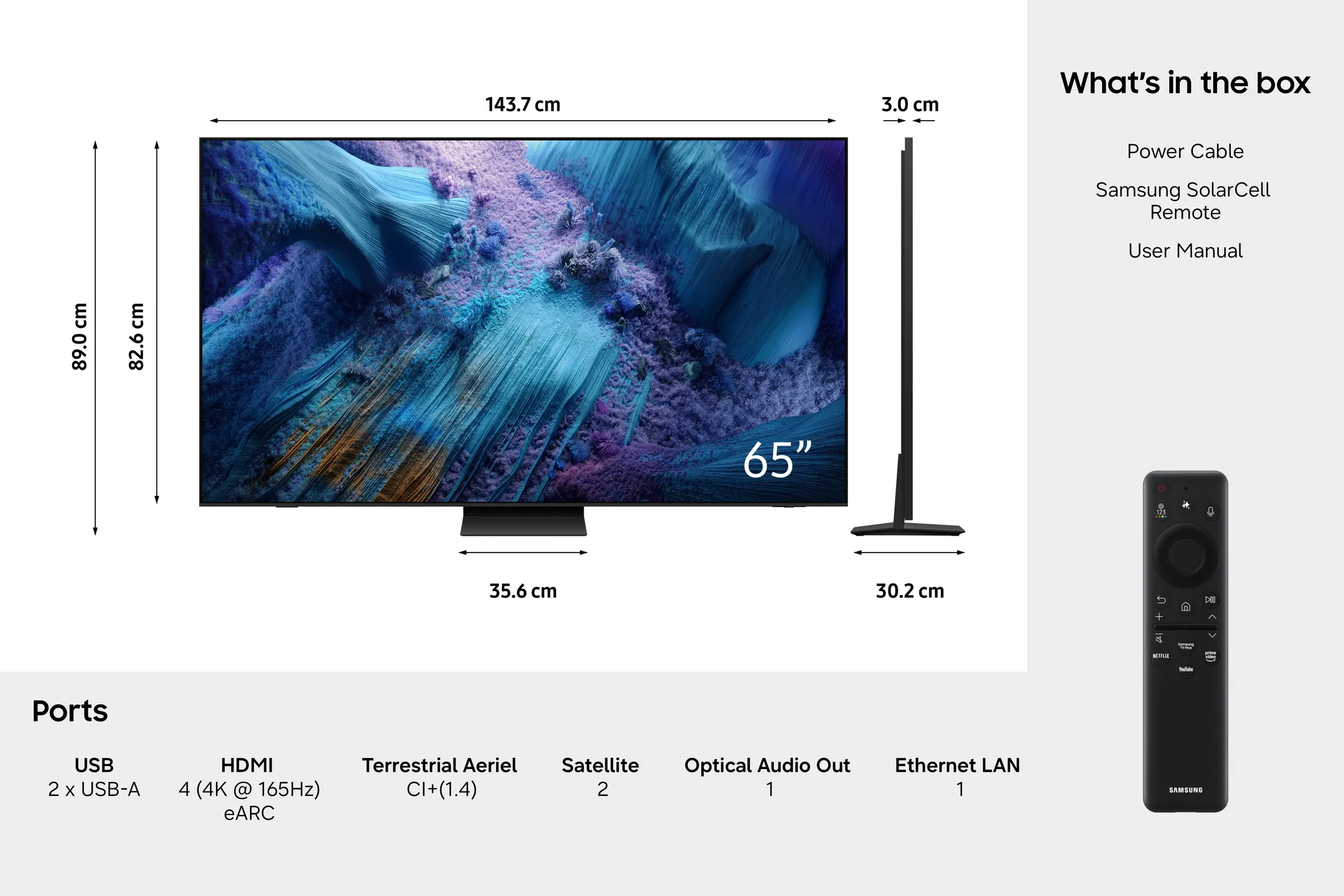  Micro RGB 4K TV MRE65R95HATXXN (2026) - 65 inch