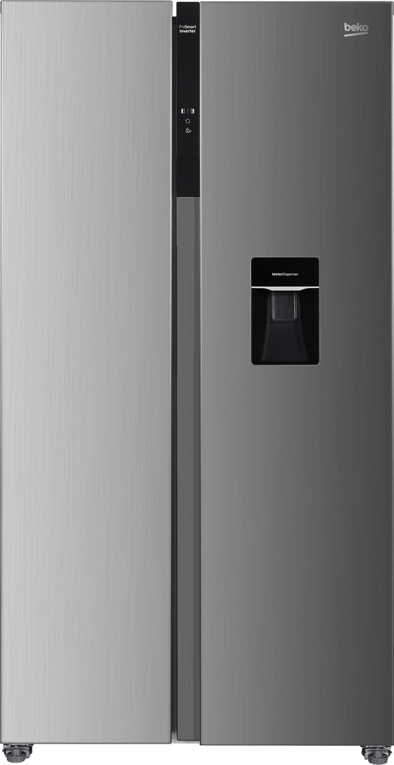 Beko Amerikaanse koelkast GNO5322WDXPN Stainless steel