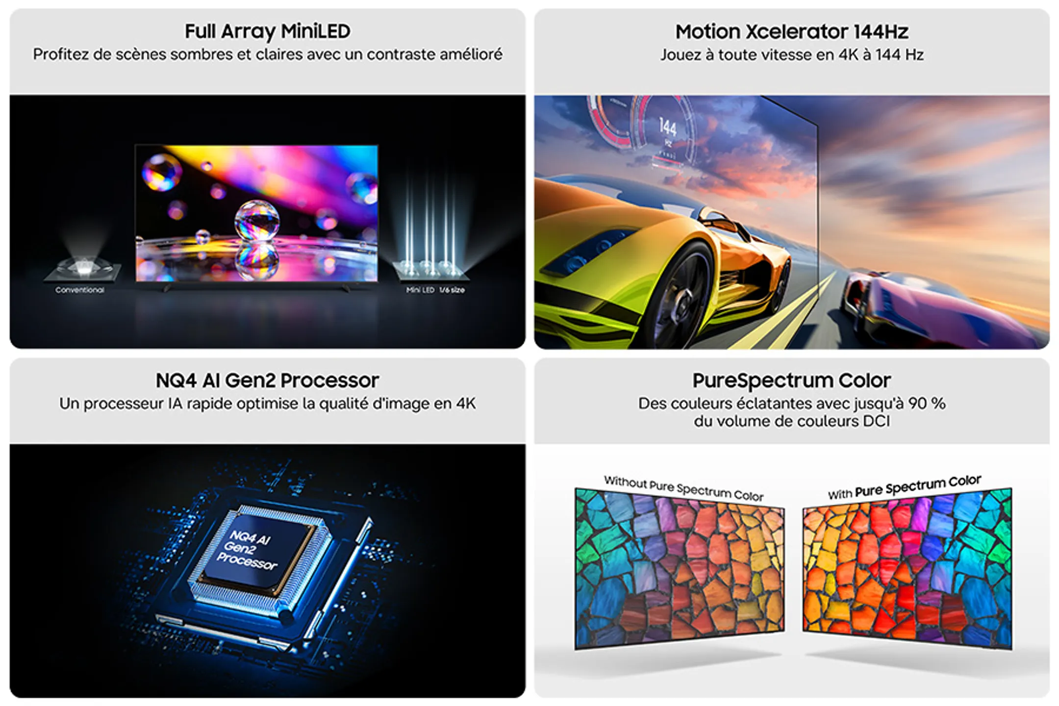 Mini LED TV 4K UE55M83HAUXXN (2026) - 55 pouces