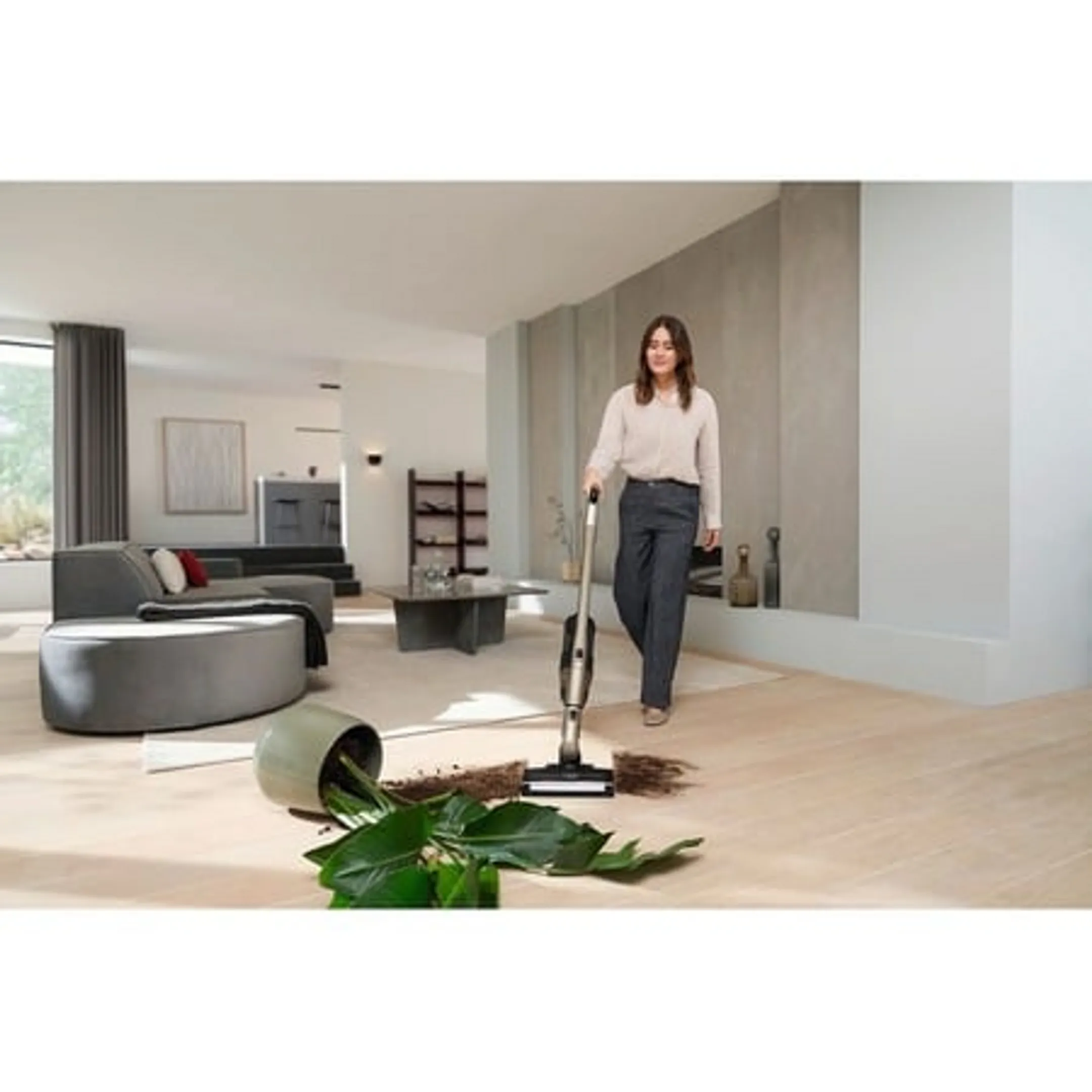 Aspirateur balai Triflex HX3 Plus Titanium