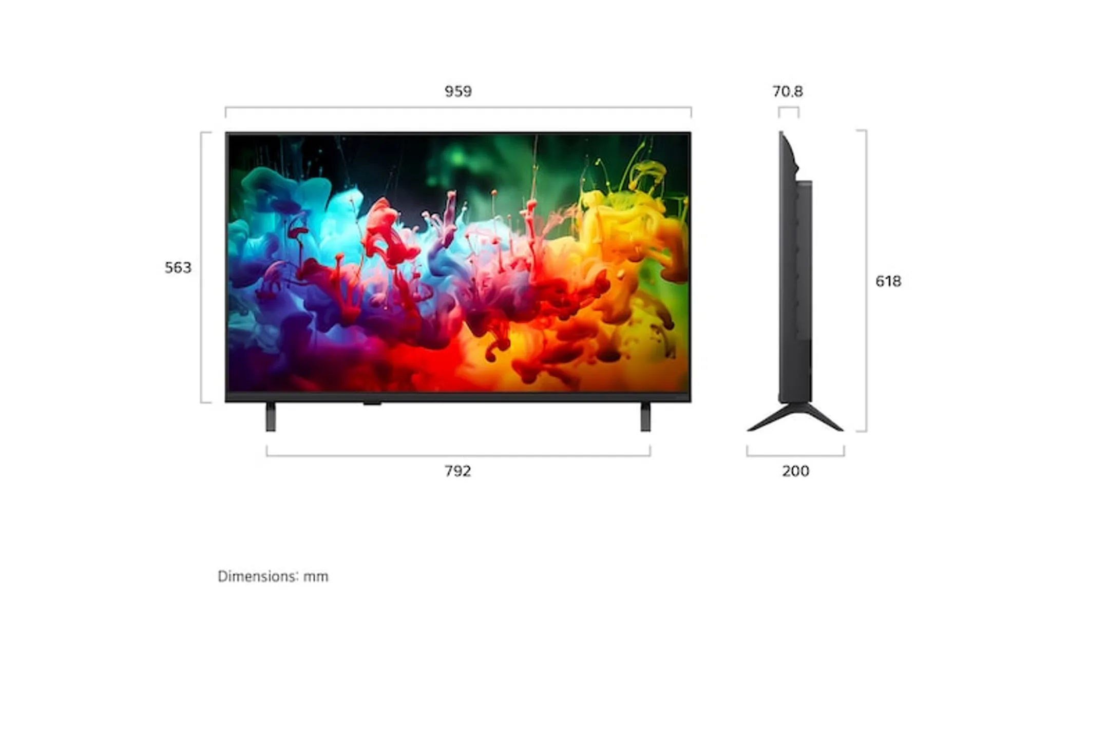 QNED AI Mini LED 4K TV 43QNED72B6B (2026) - 43 inch