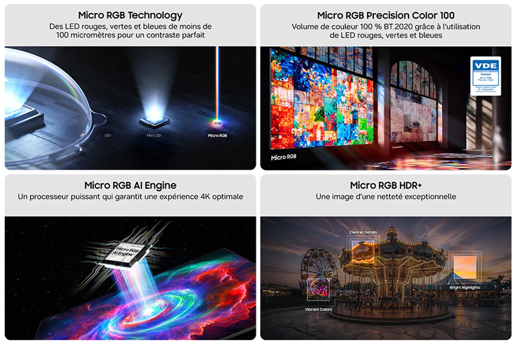 Micro RGB 4K TV MRE55R86HAUXXN (2026) - 55 pouces