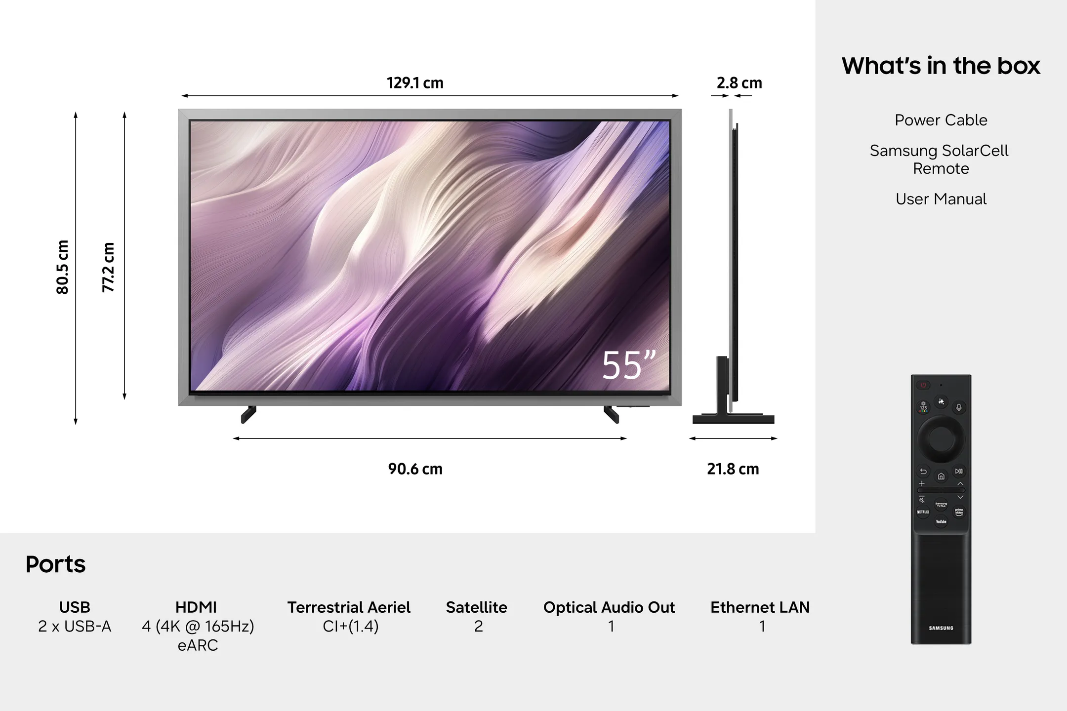 OLED 4K TV QE55S99HATXXN (2026) - 55 inch