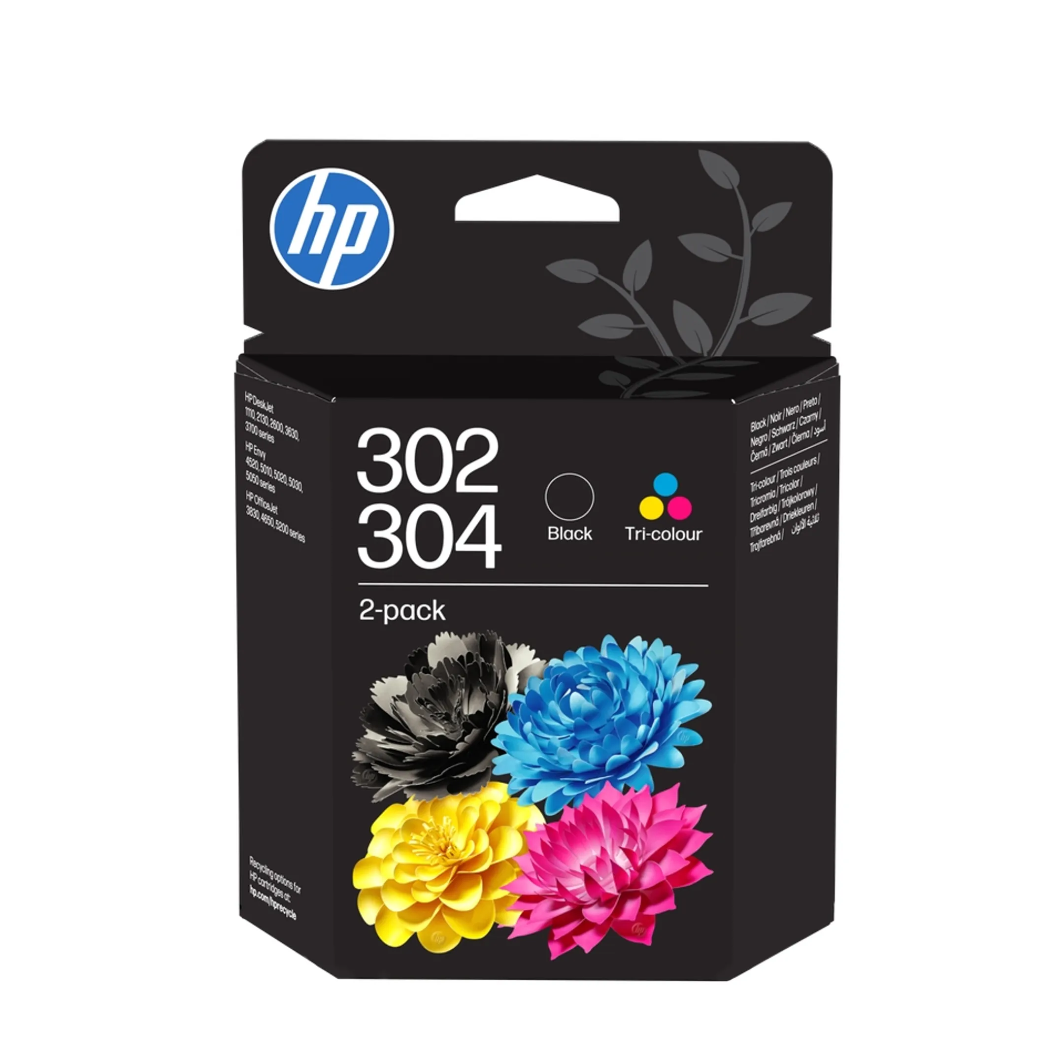 HP Combo pack 302-304 - Noir + 3 couleurs