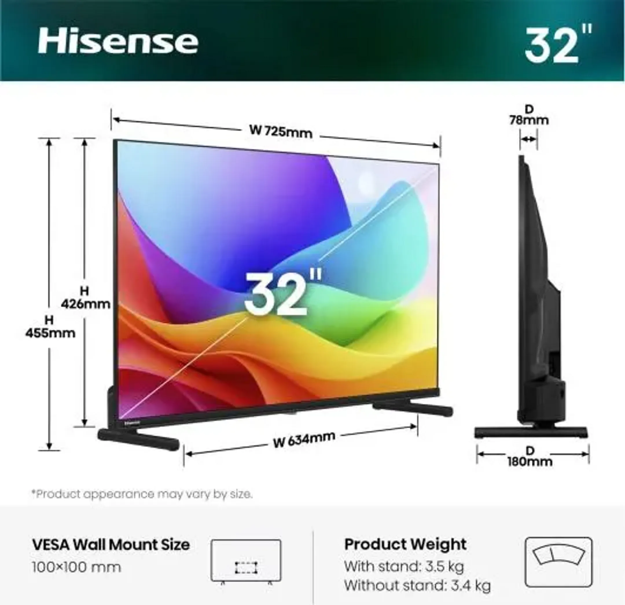 Hi-QLED Smart TV 32A59S (2026) - 32 pouces