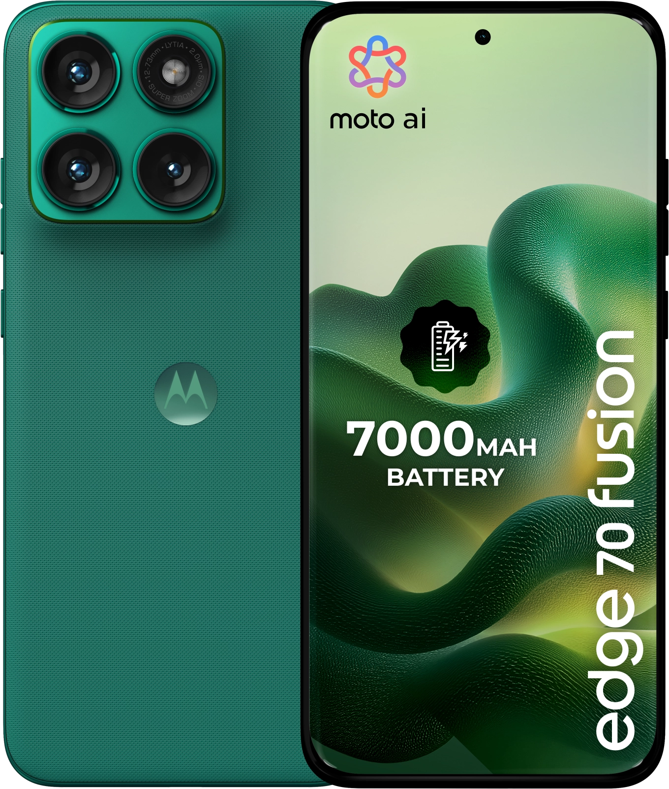 Motorola Edge 70 Fusion 256 GB 7.000 mAh - Groen