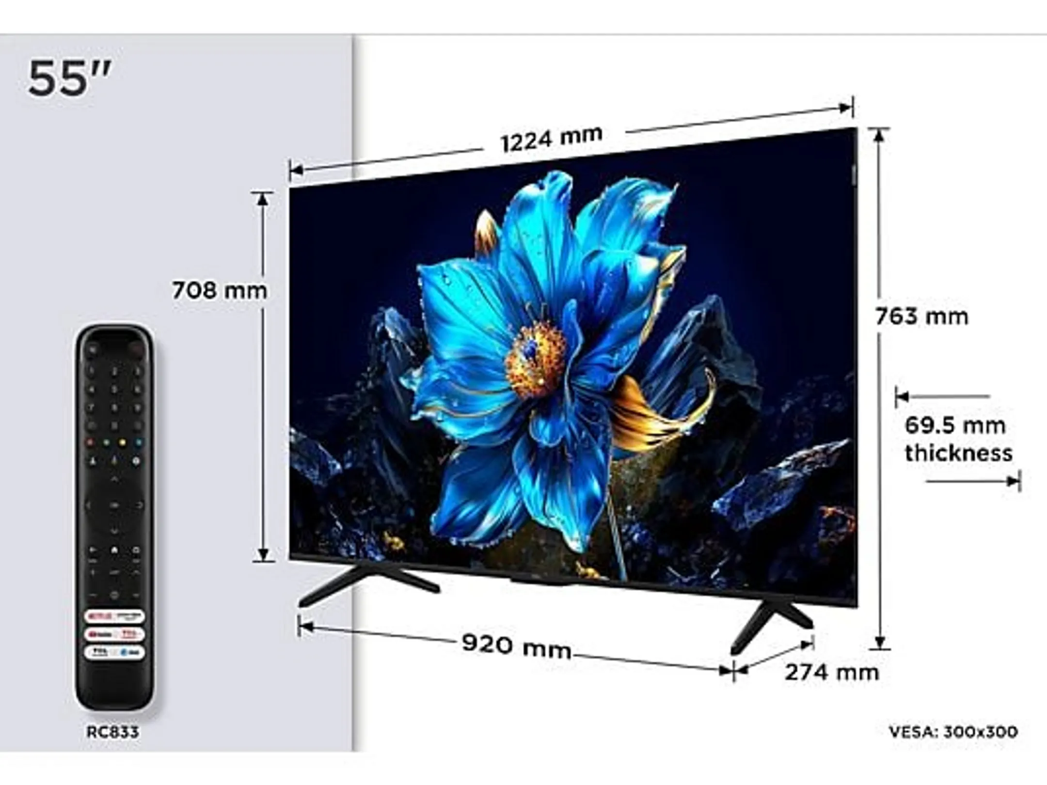 QLED 4K TV 55P7K (2025) - 55 inch