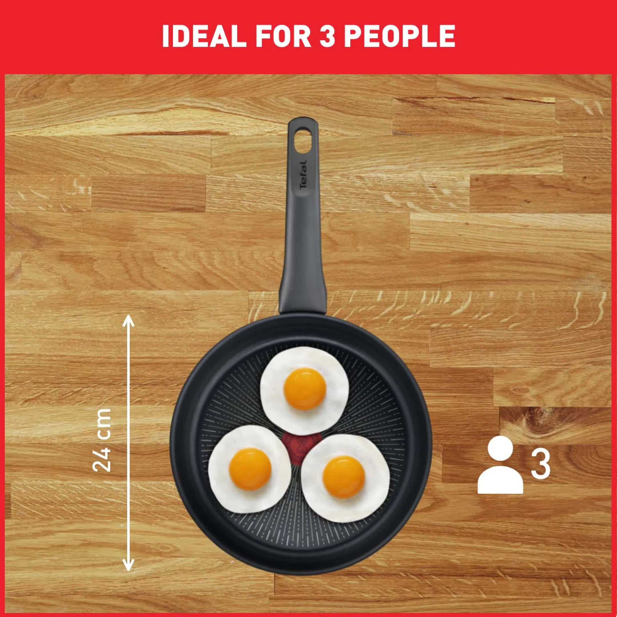 Braadpan Start'Easy - Ø24cm