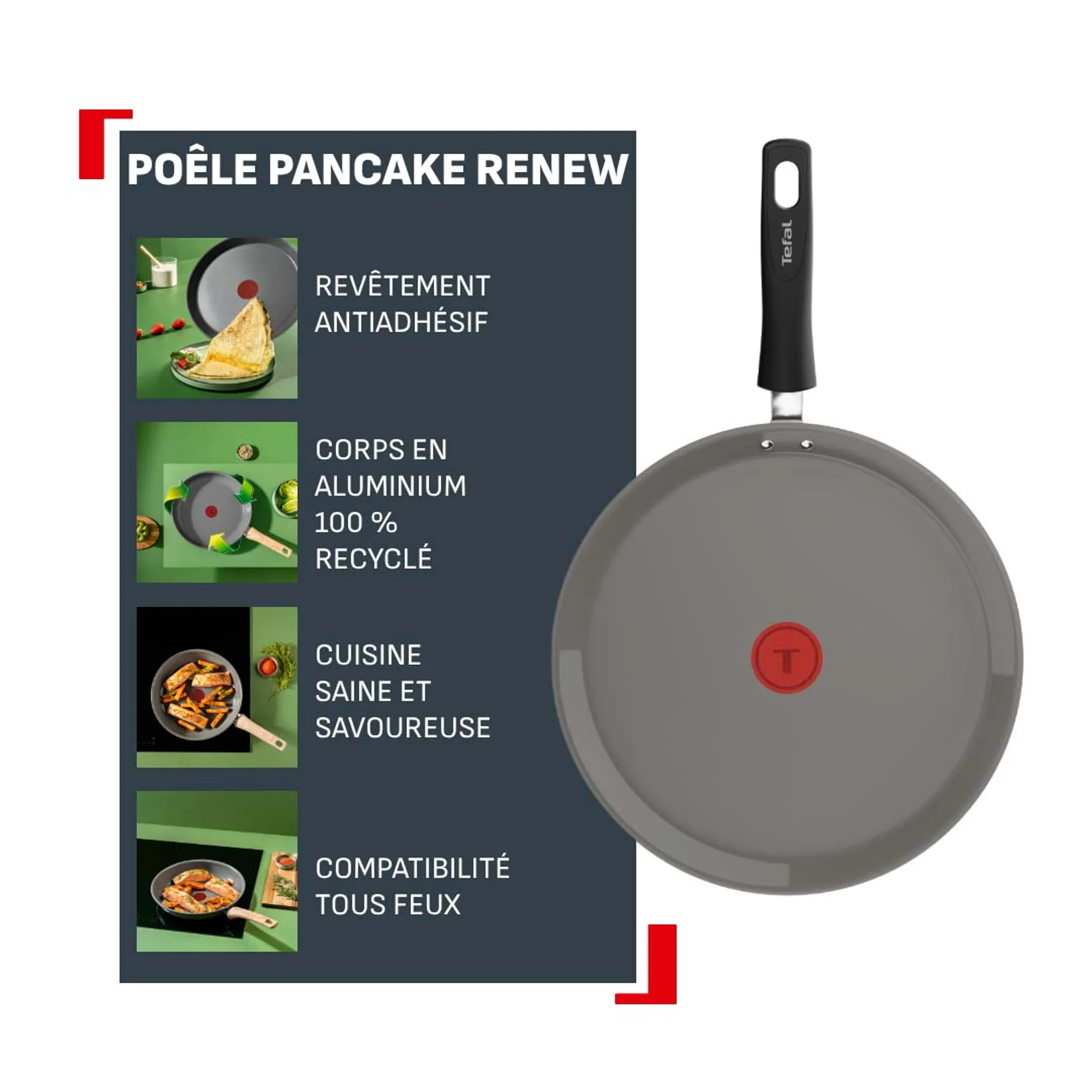 Poêle à crêpe Renew - Ø28cm