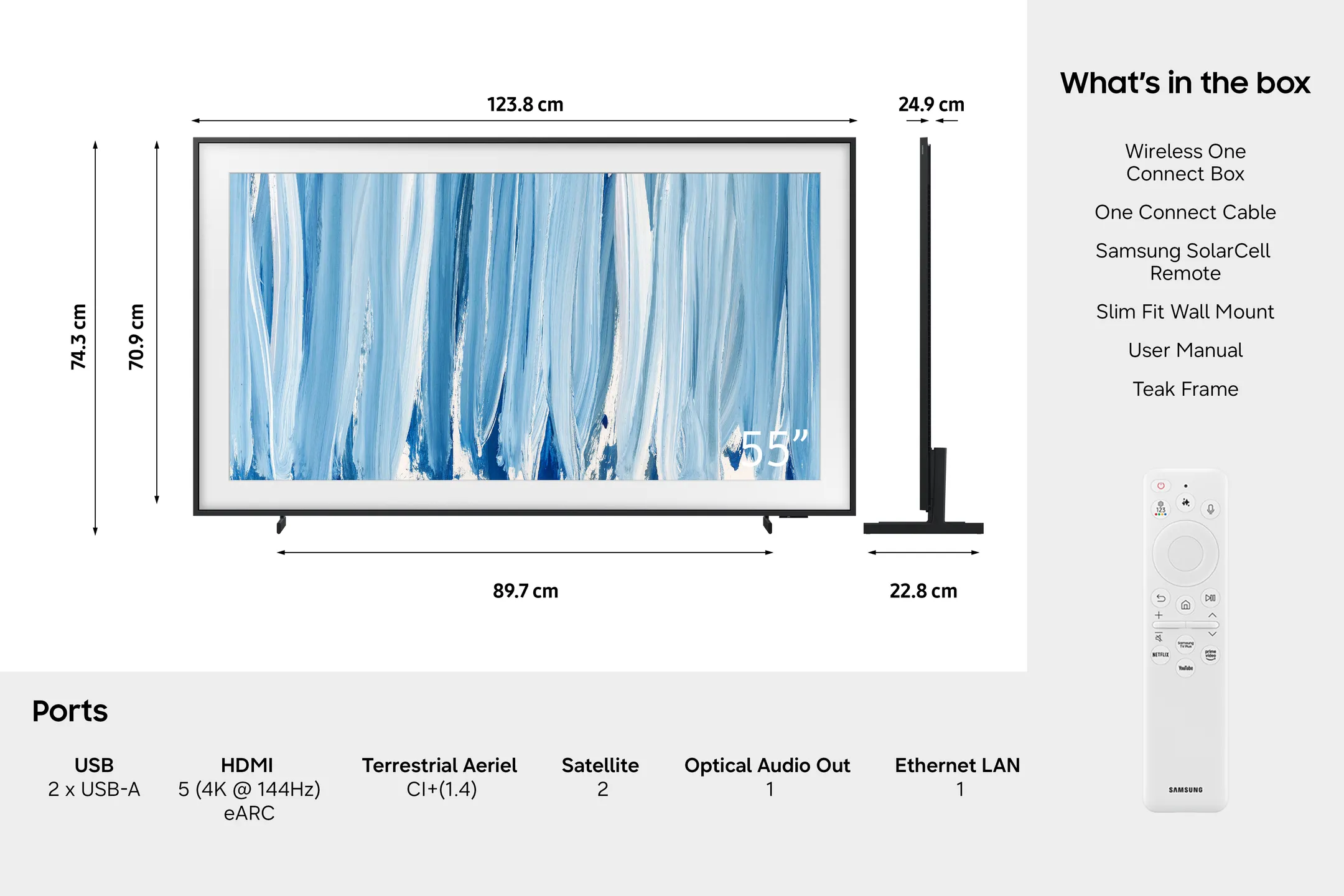 Neo QLED The Frame Pro TV QE55LS03HWUXXN (2026) - 55 pouces