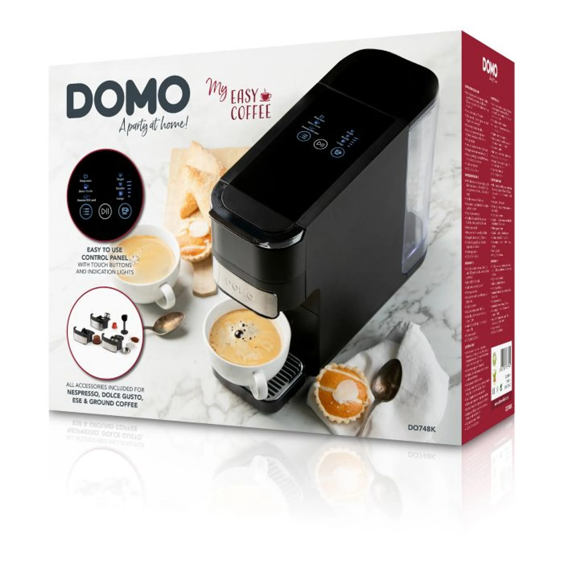 Koffiemachine 4-in-1 DO748K