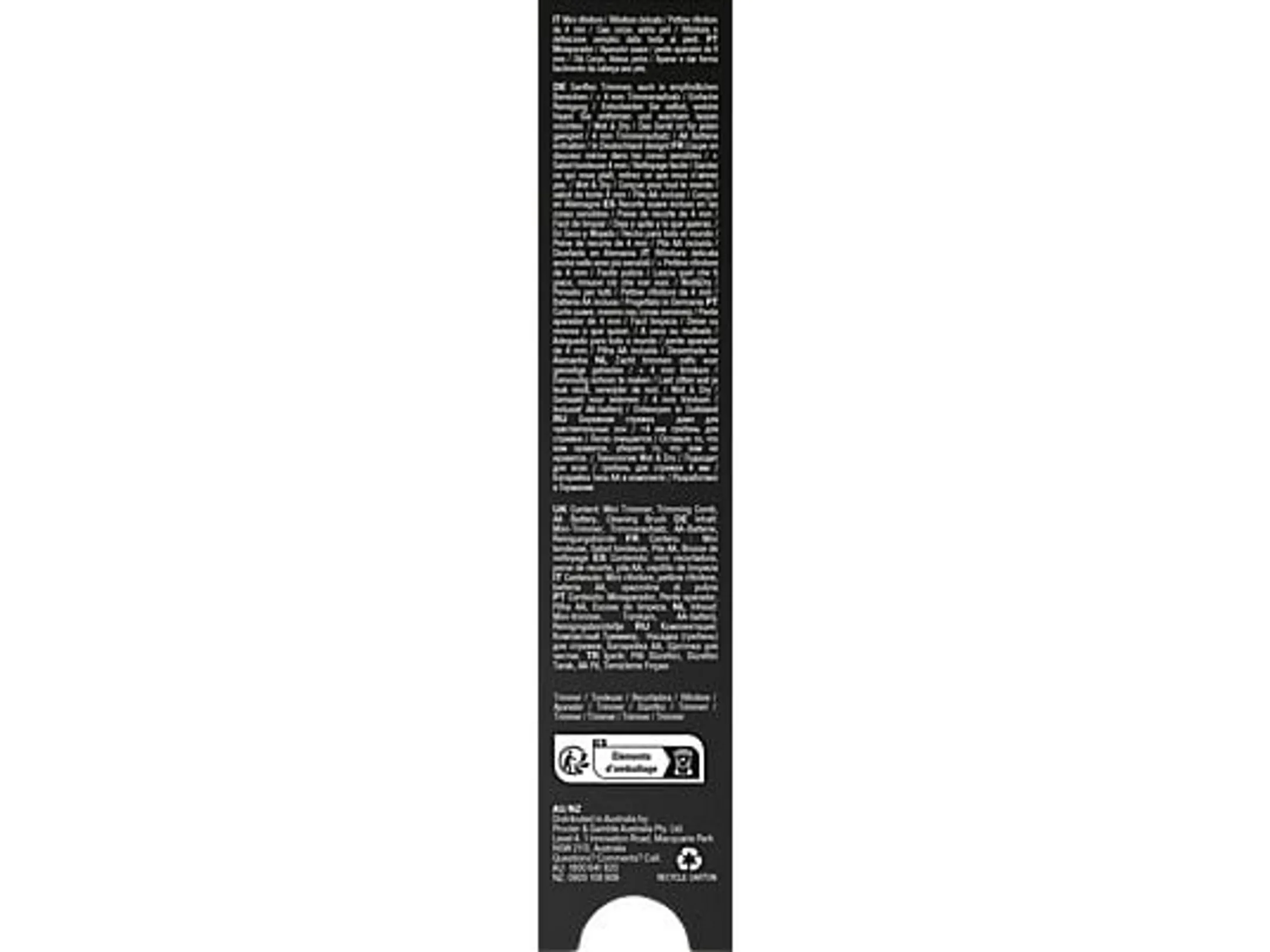 Tondeuse pour le corps BS1000 Wet & Dry