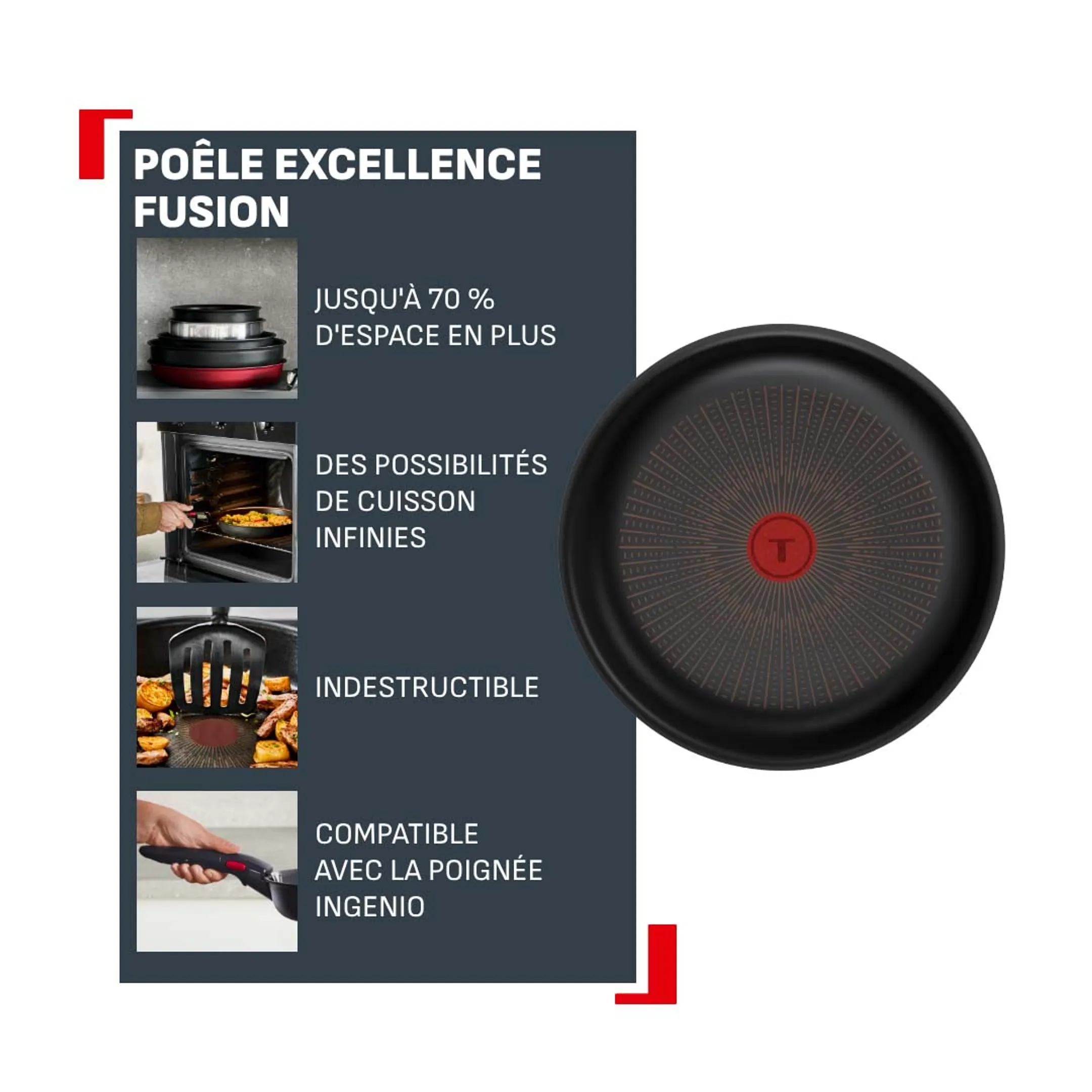 Poêle à frire Ingenio Excellence P0050553 - Ø26cm