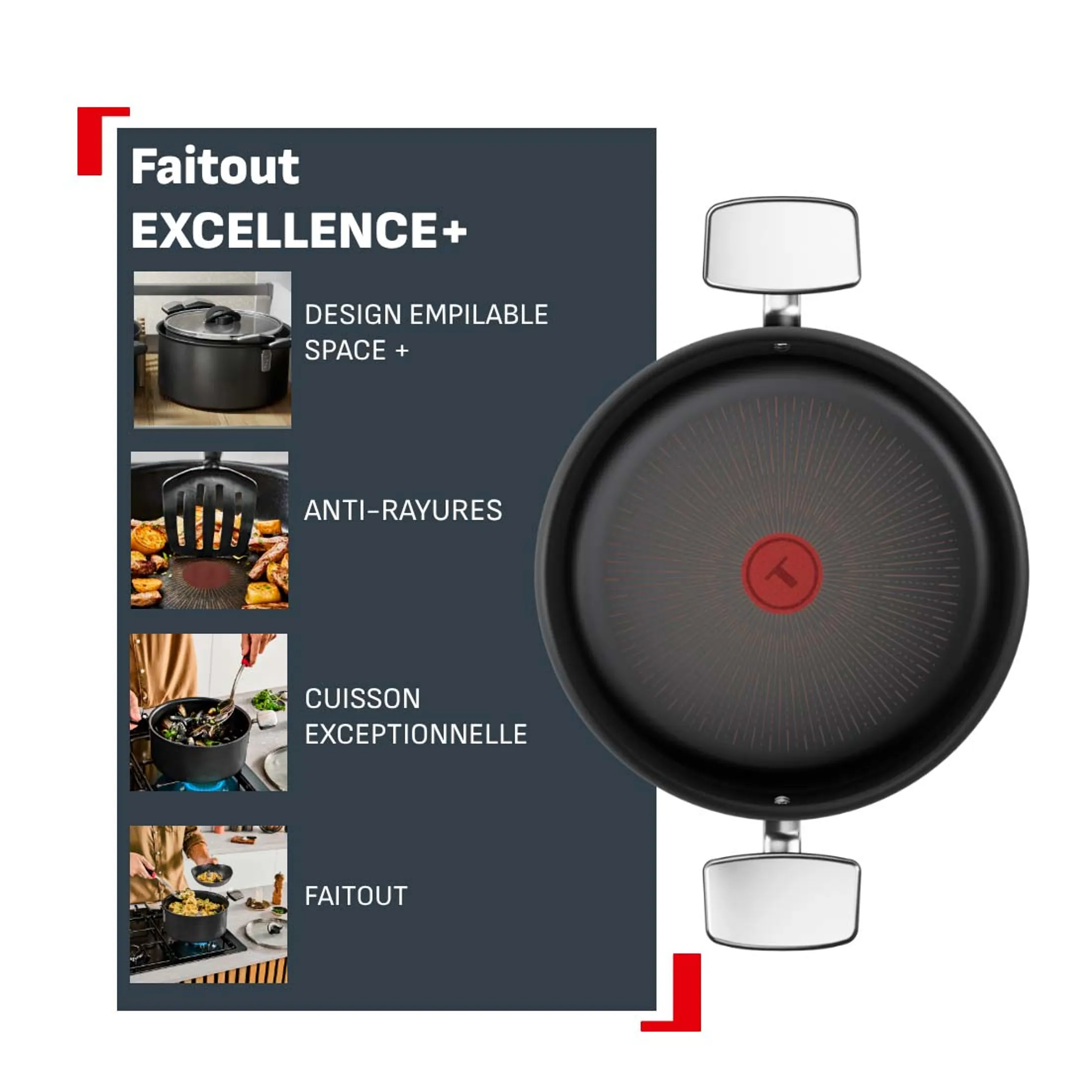 Faitout Excellence+ G3284653 - Ø24cm
