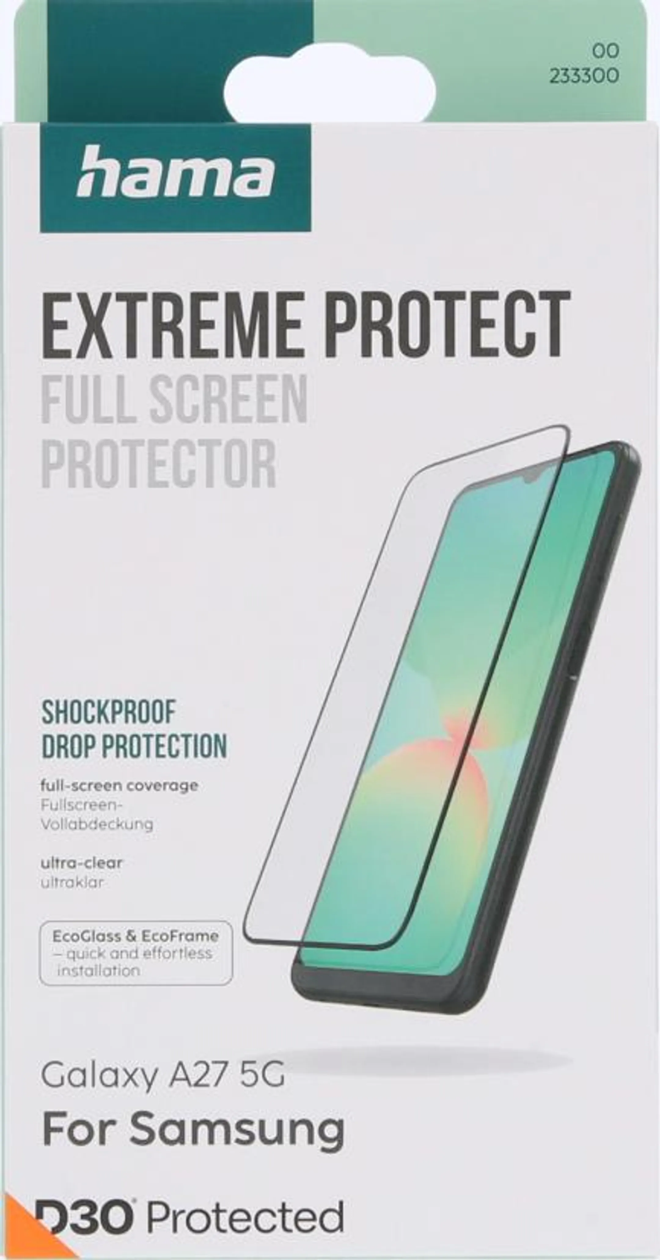 Extreme protect screenprotector voor Galaxy A27 5G