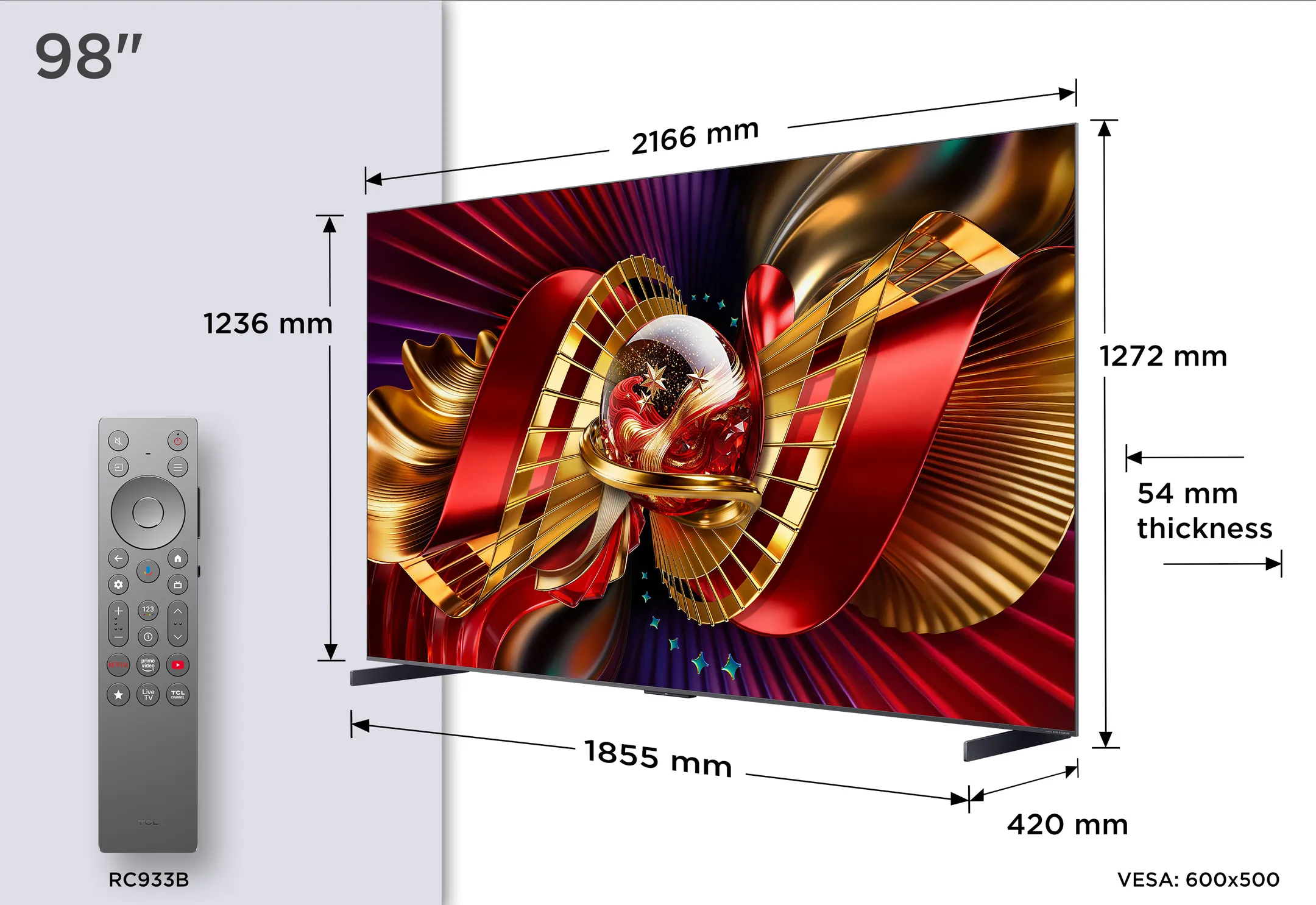 SQD-MiniLED 4K TV 98C89L (2026) - 98 inch