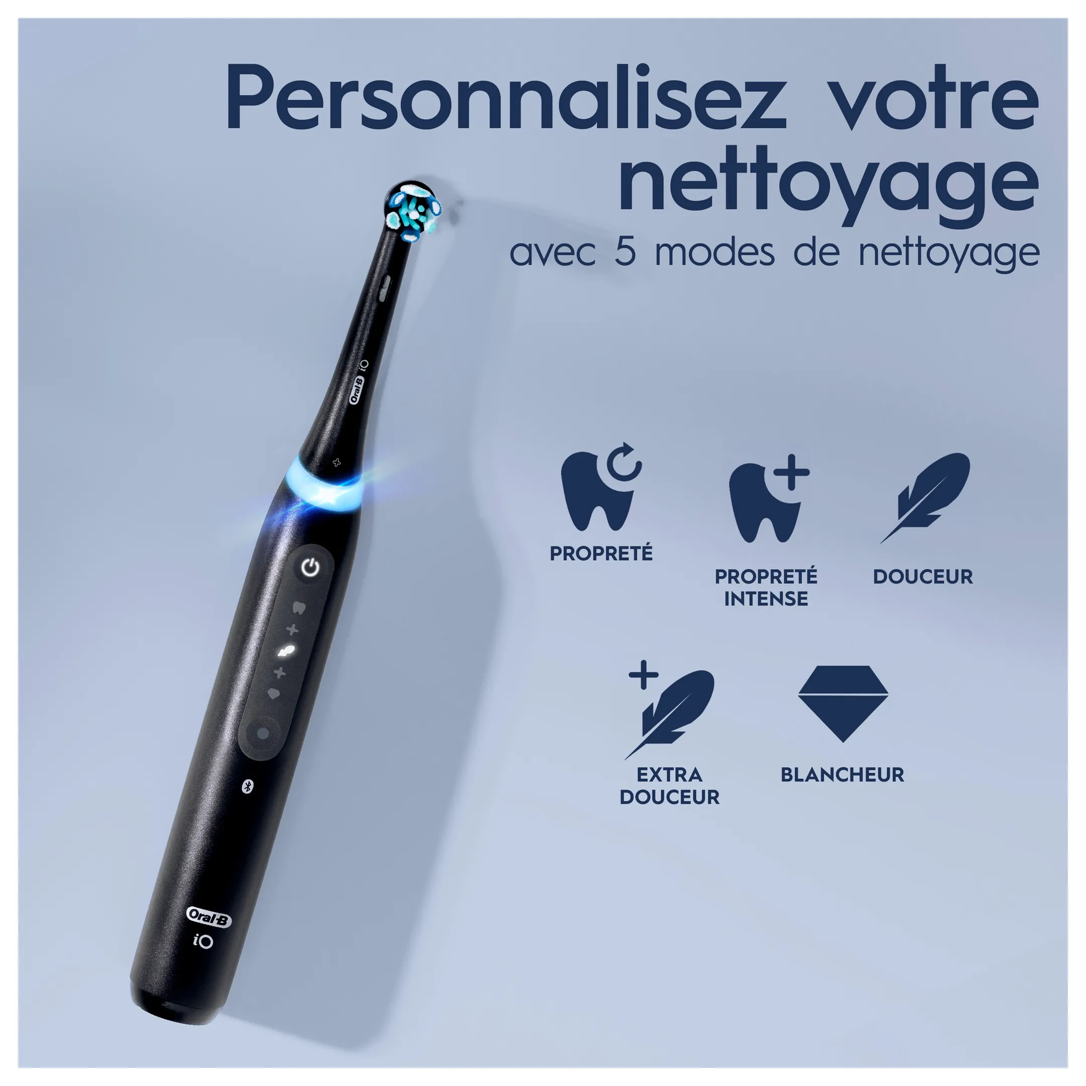 Brosse à dents électrique iO5 Noir