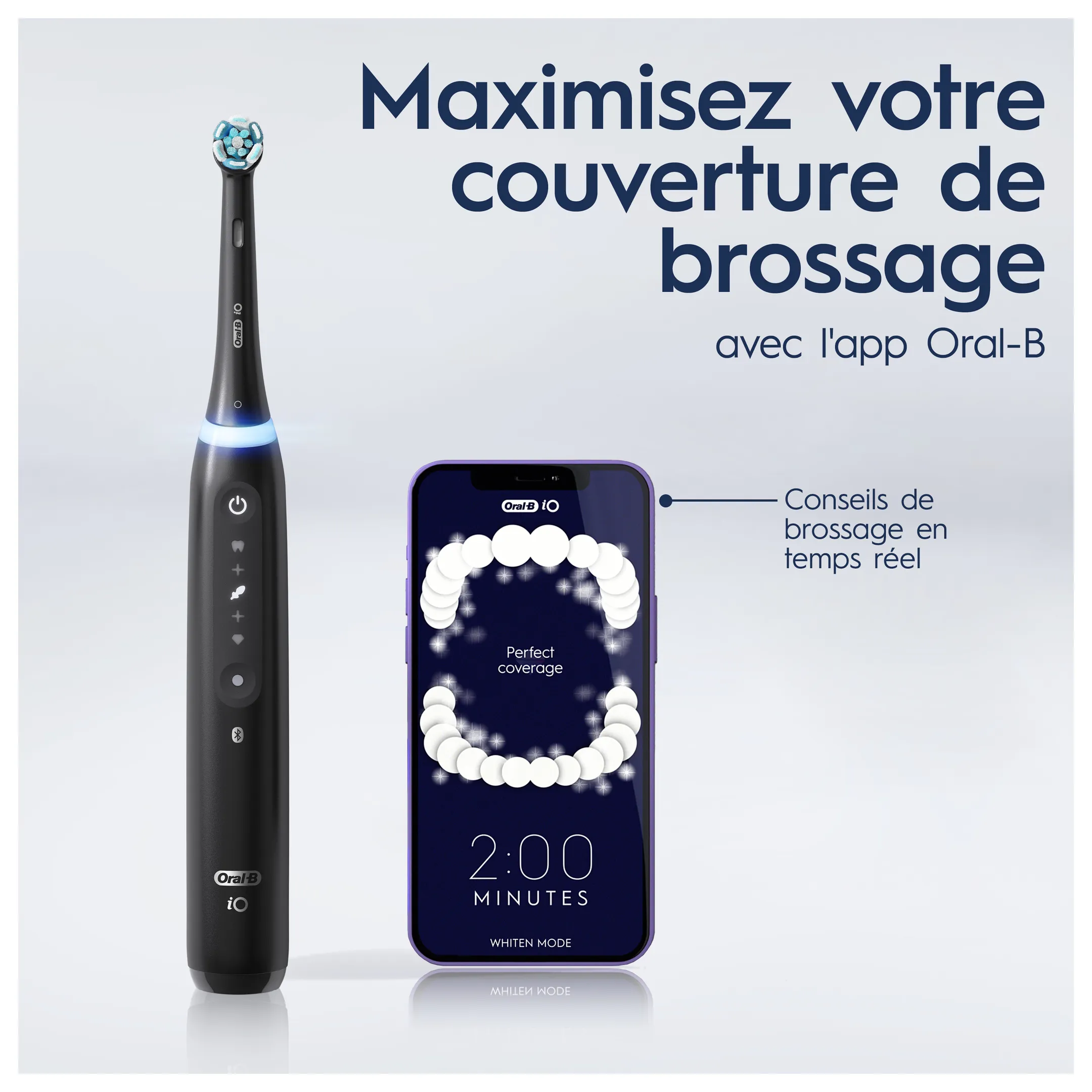 Brosse à dents électrique iO5 Noir