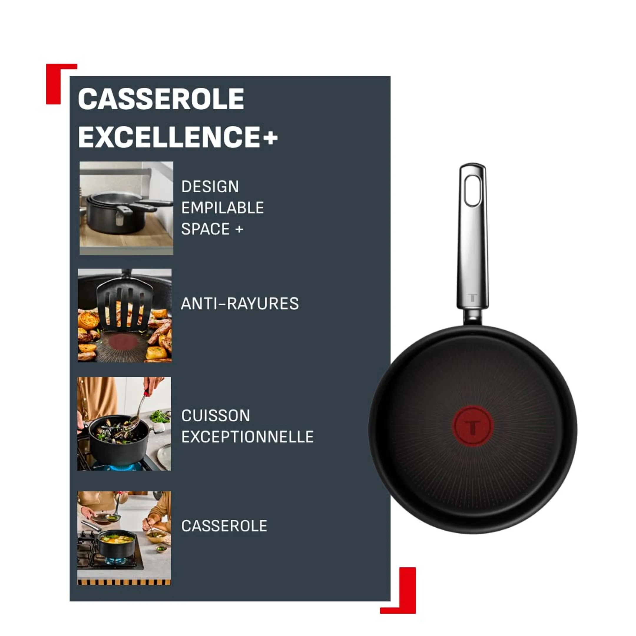 Poêlon Excellence+ G3282343 - Ø18 cm