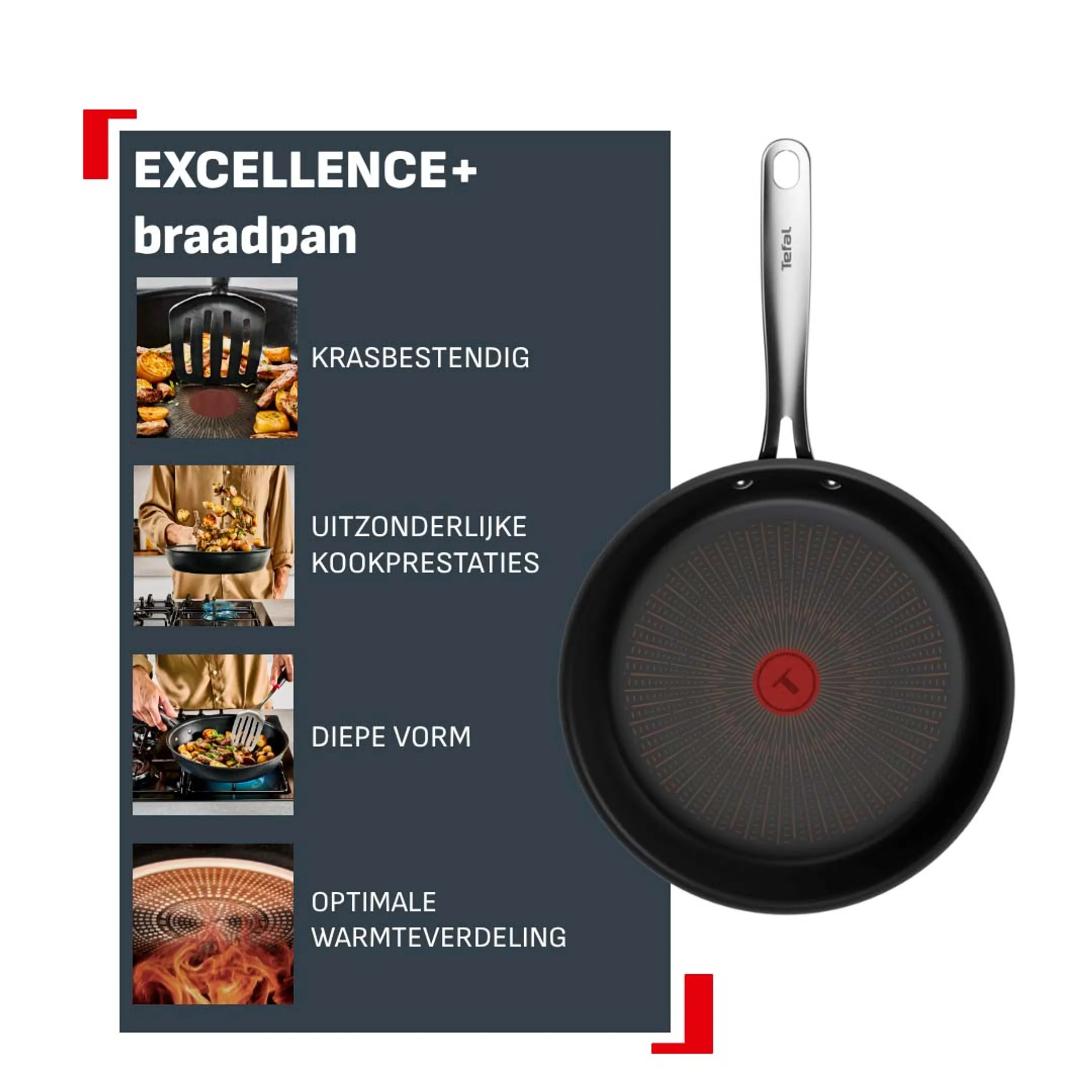 Braadpan Excellence+ G3300602 - Ø28cm