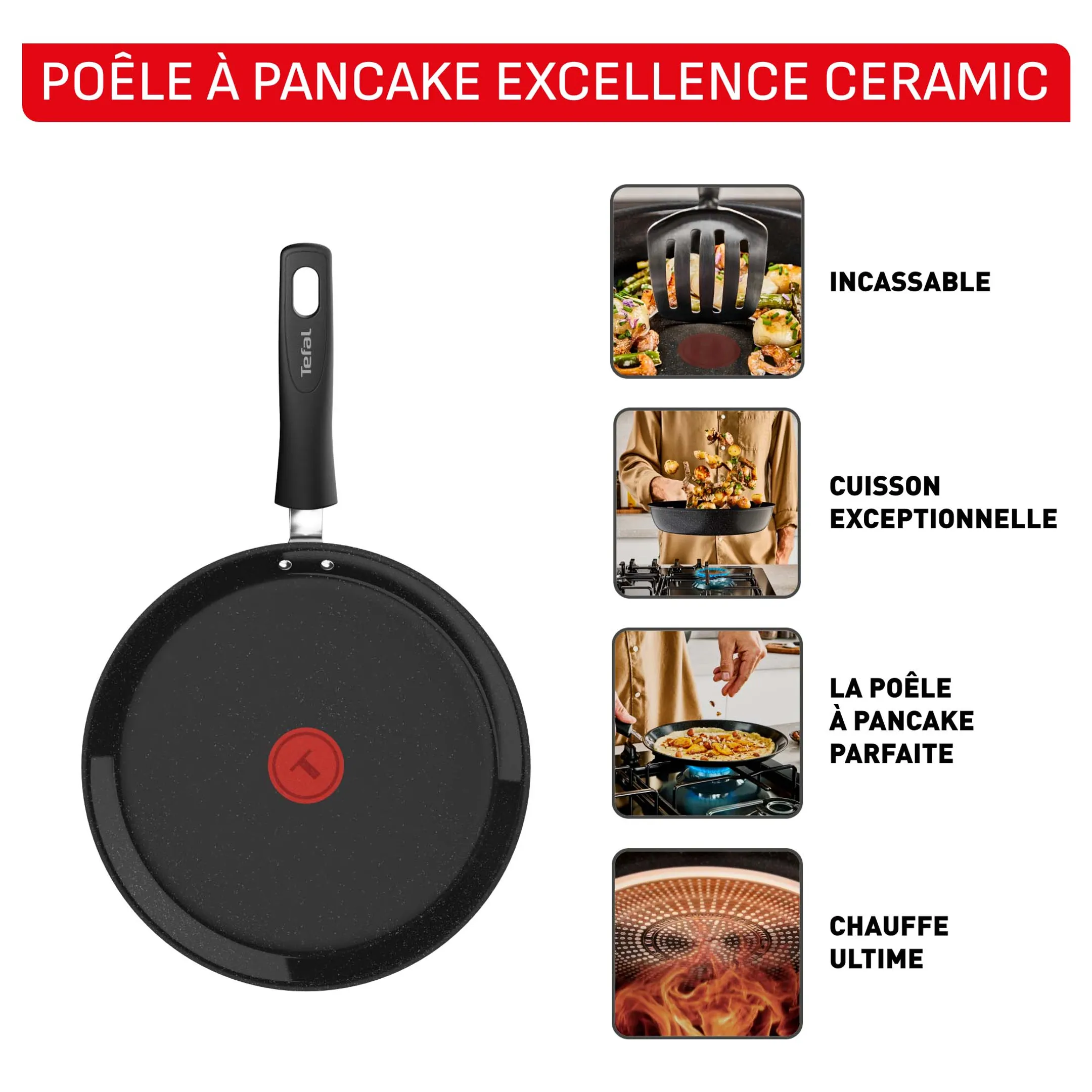 Poêle à crêpe Excellence G2073902 - Ø28cm