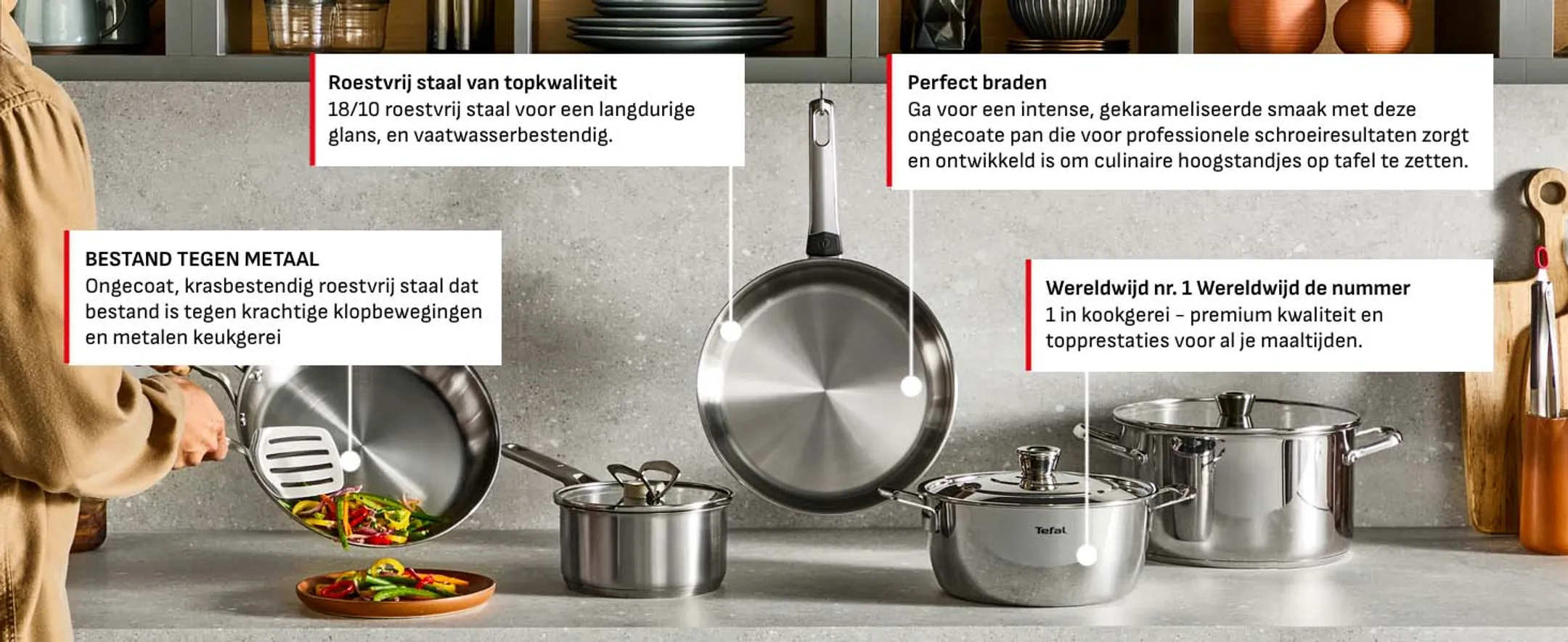 Braadpan Emotion+ E3350445 - Ø24cm