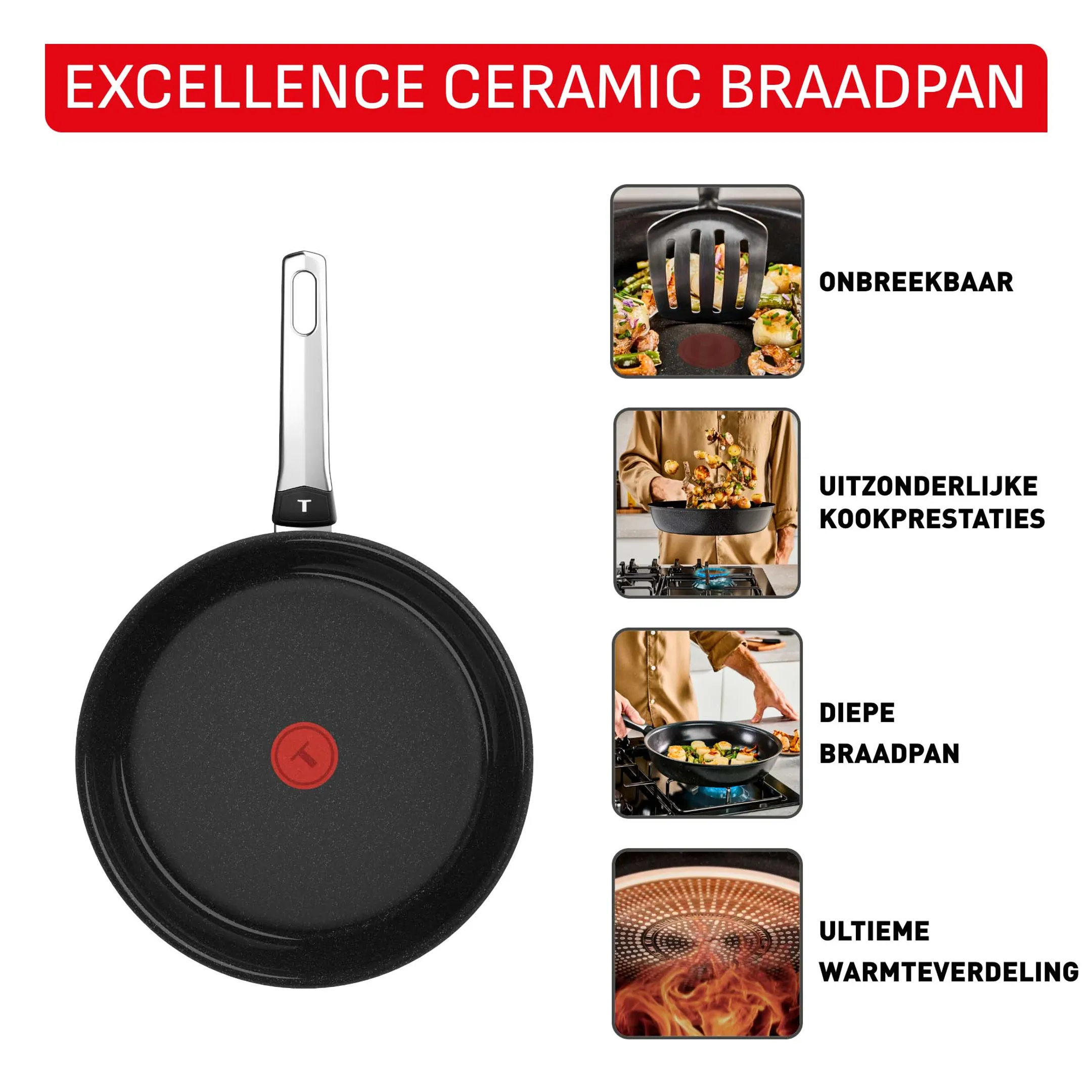 Braadpan Excellence Ceramic G2070802 - Ø32cm