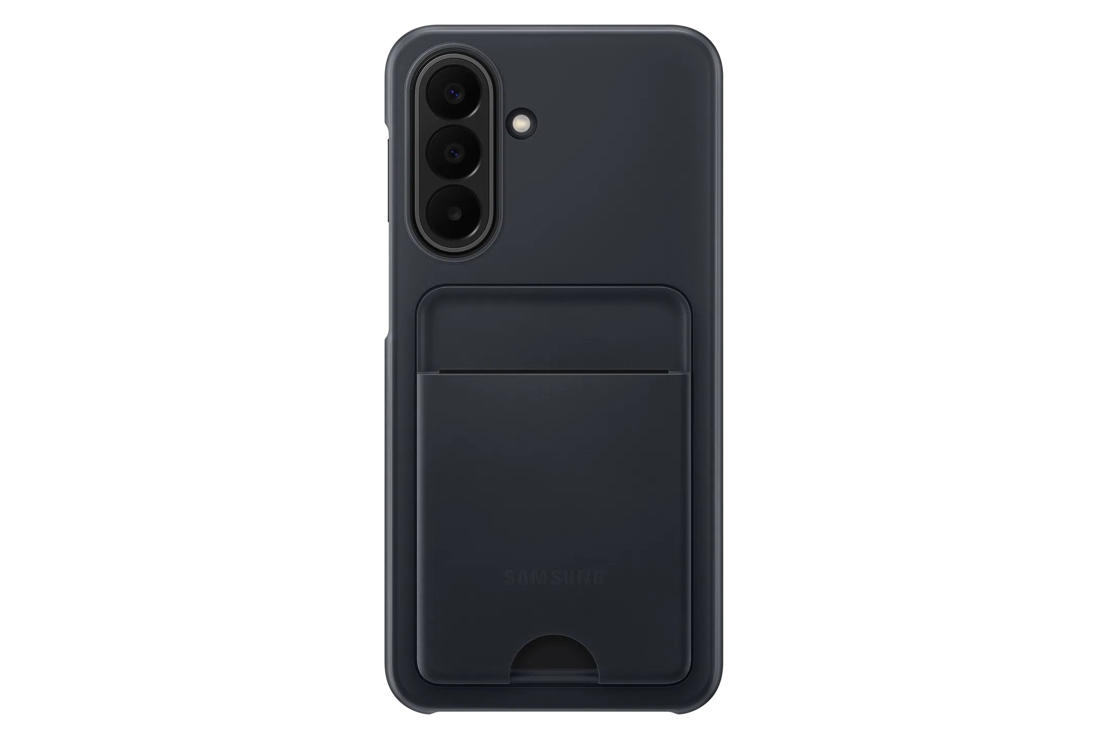 Backcover met kaarthouder voor Galaxy A27 - Zwart