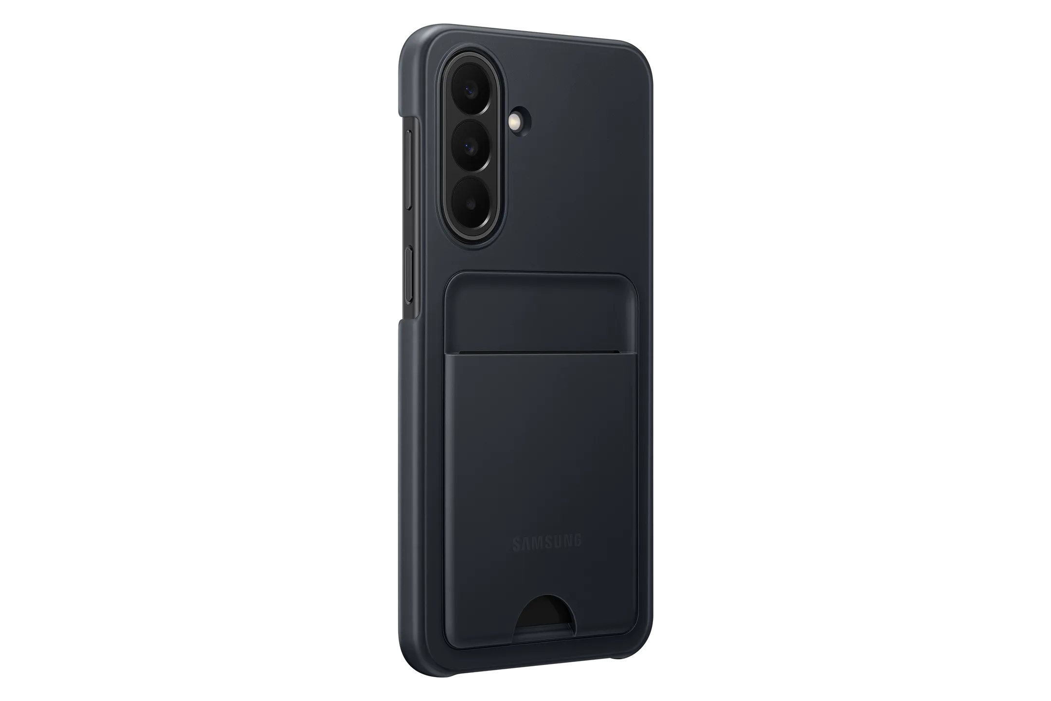 Backcover met kaarthouder voor Galaxy A27 - Zwart