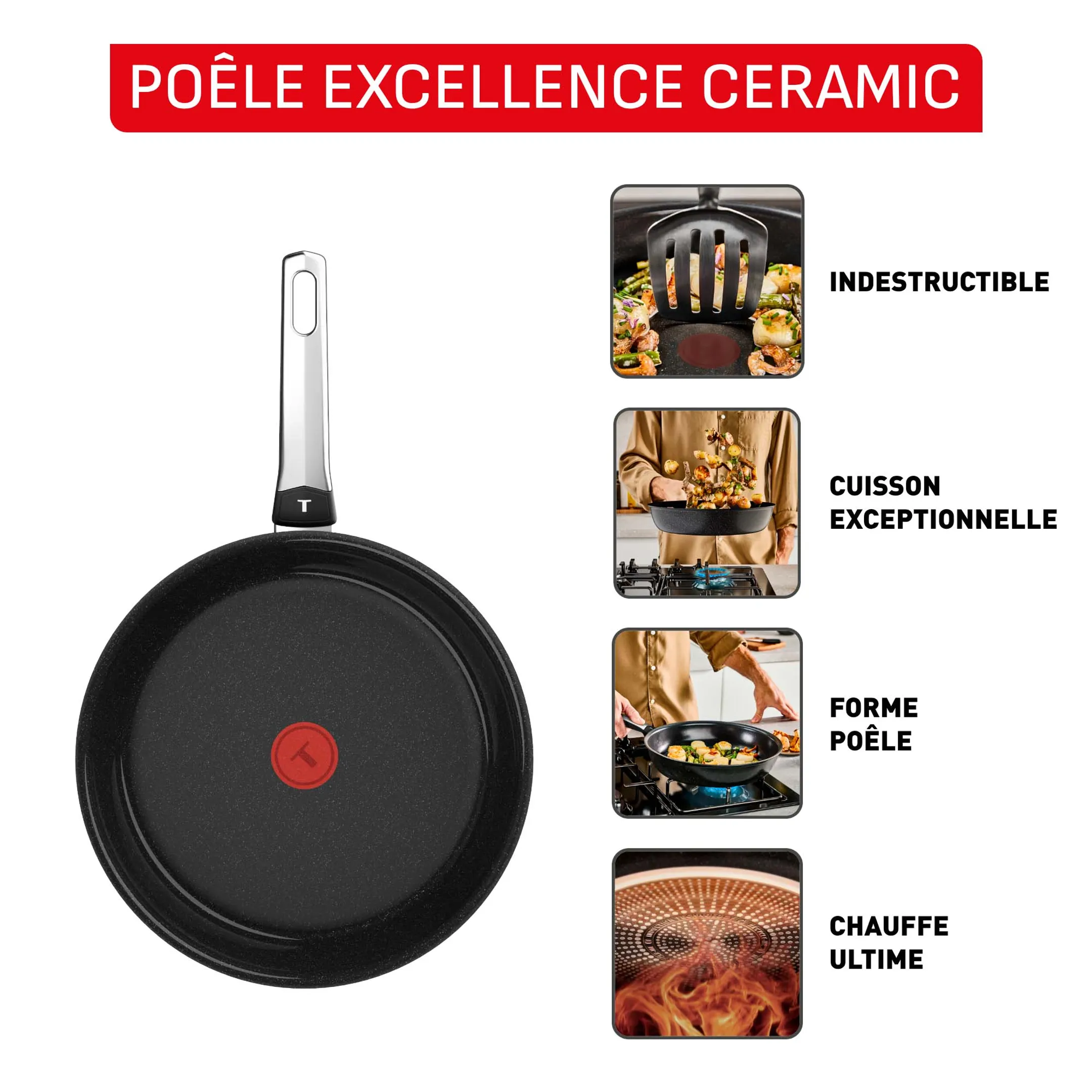 Poêle à frire Excellence Ceramic G2070602 - Ø28cm