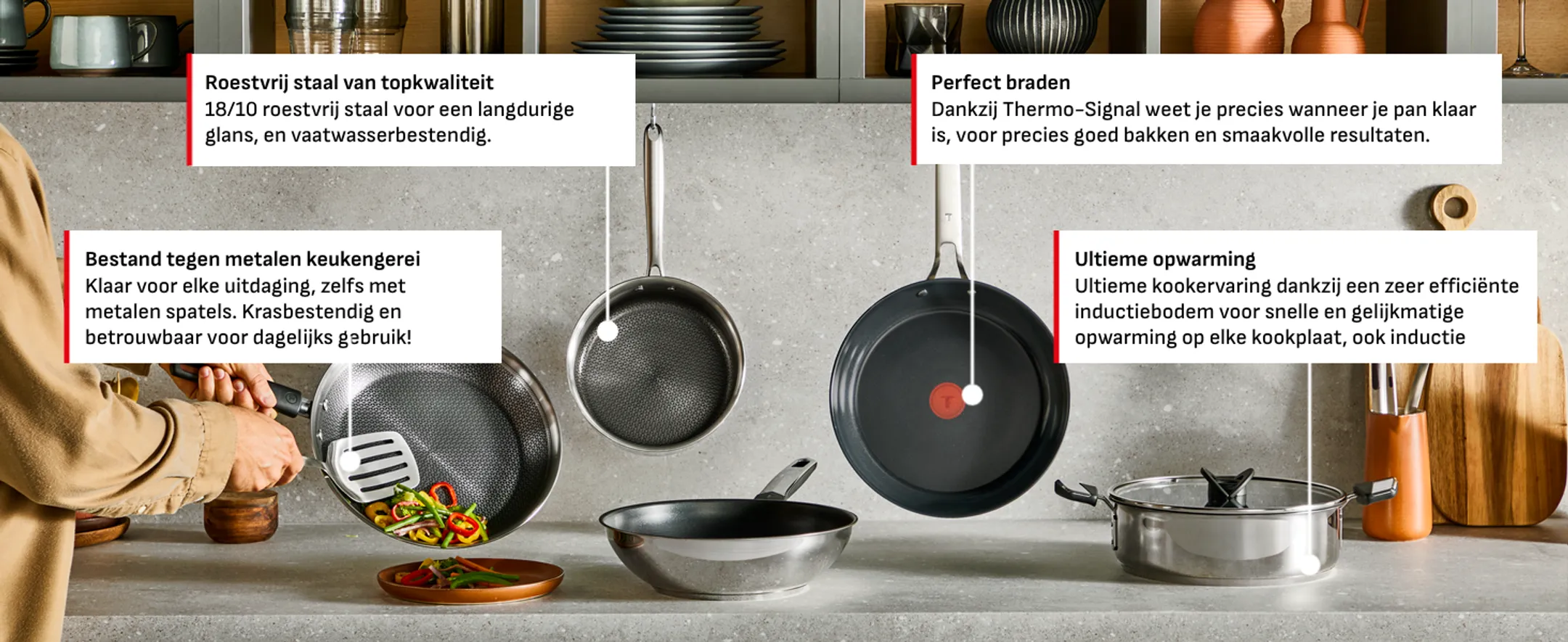 Braadpan Emotion+ E3310404 - Ø24cm