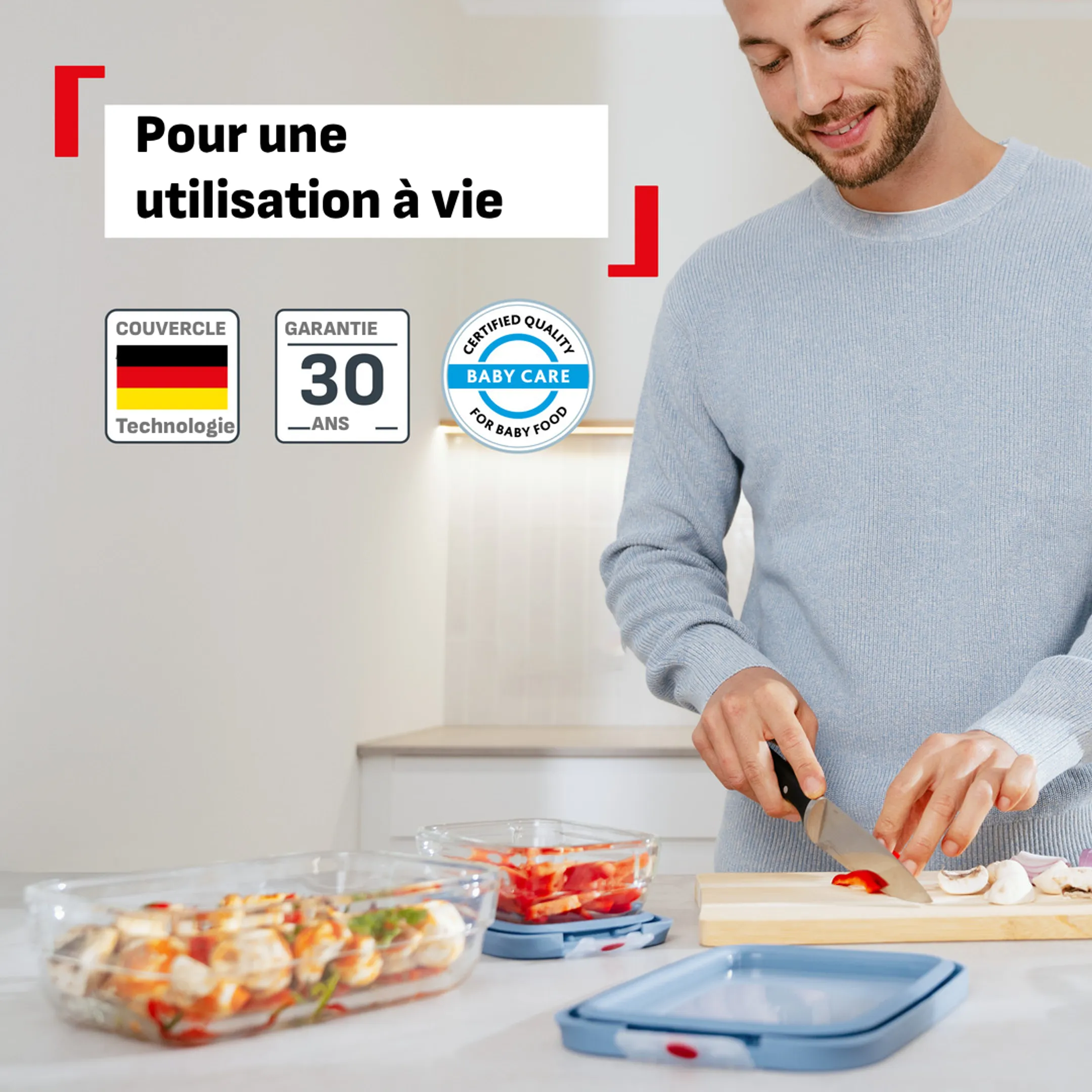 Boîte de conservation OneClick N1240210 - 1L