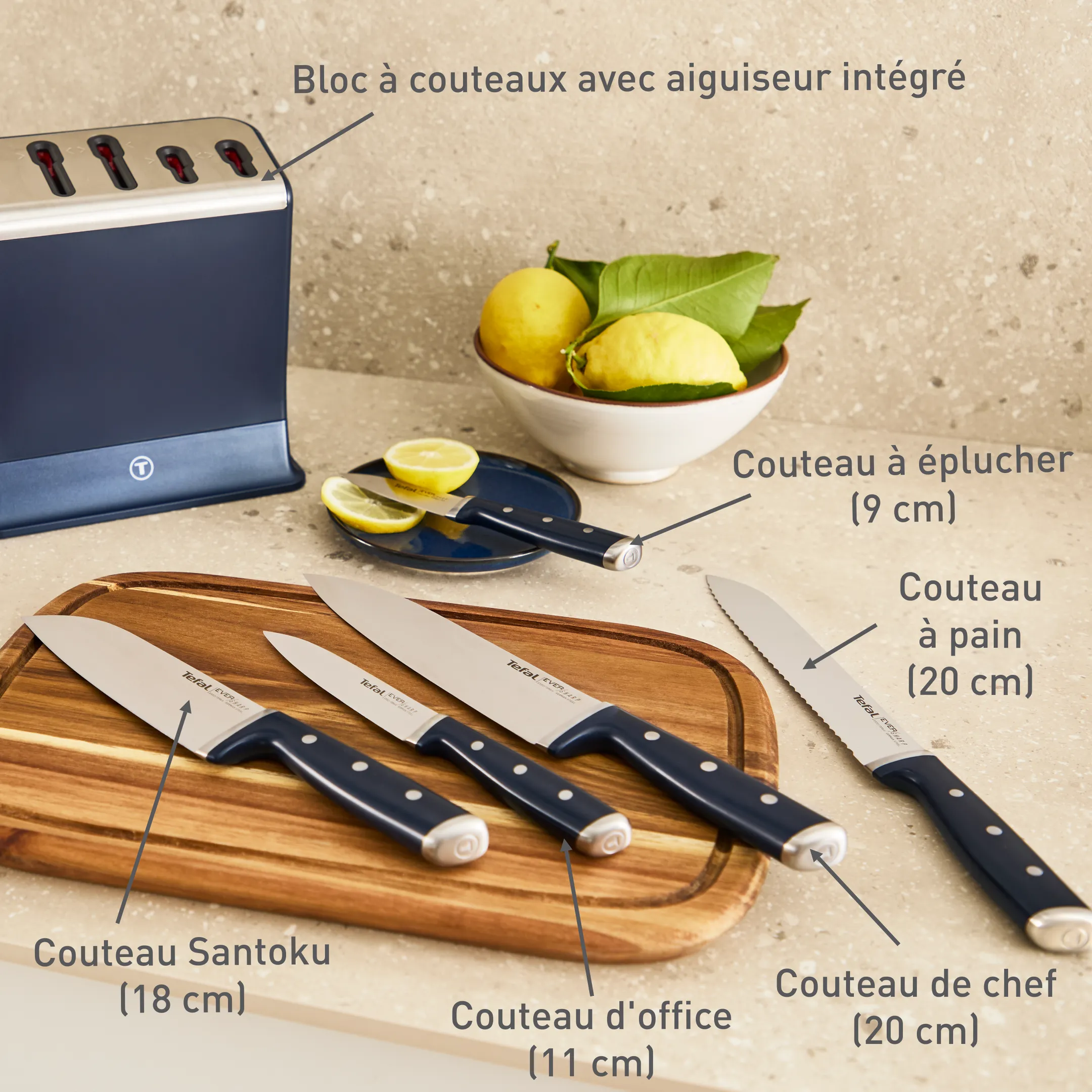 Set de couteaux EverSharp K297S644