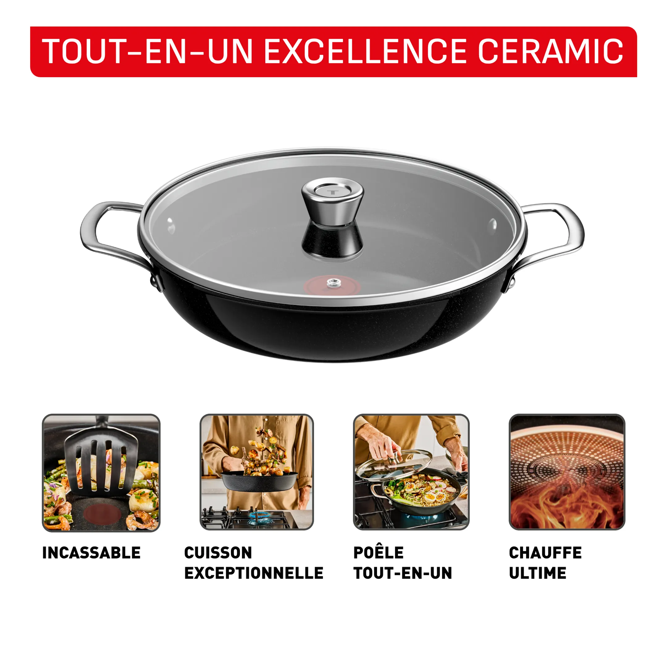 Poêle à frire Excellence Ceramic G2078602 - Ø28cm
