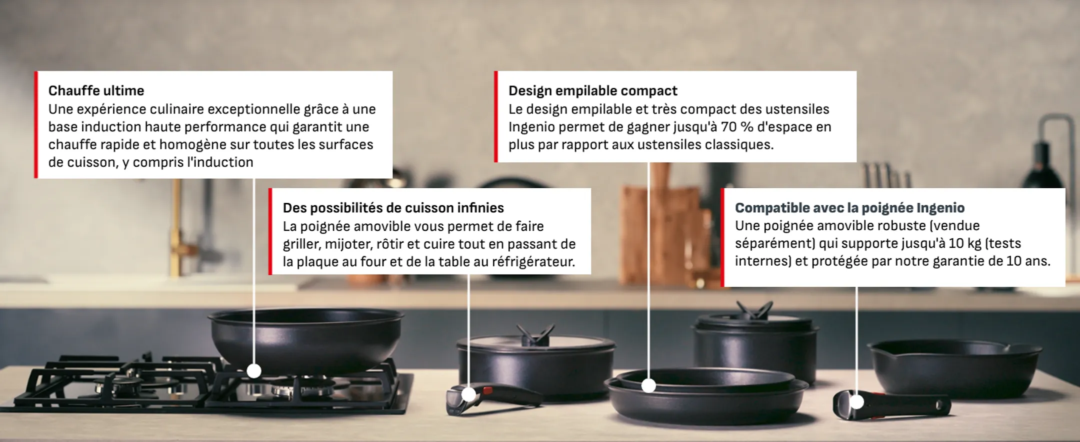 Poêle à frire Ingenio Excellence Fusion P0050653 - Ø28cm