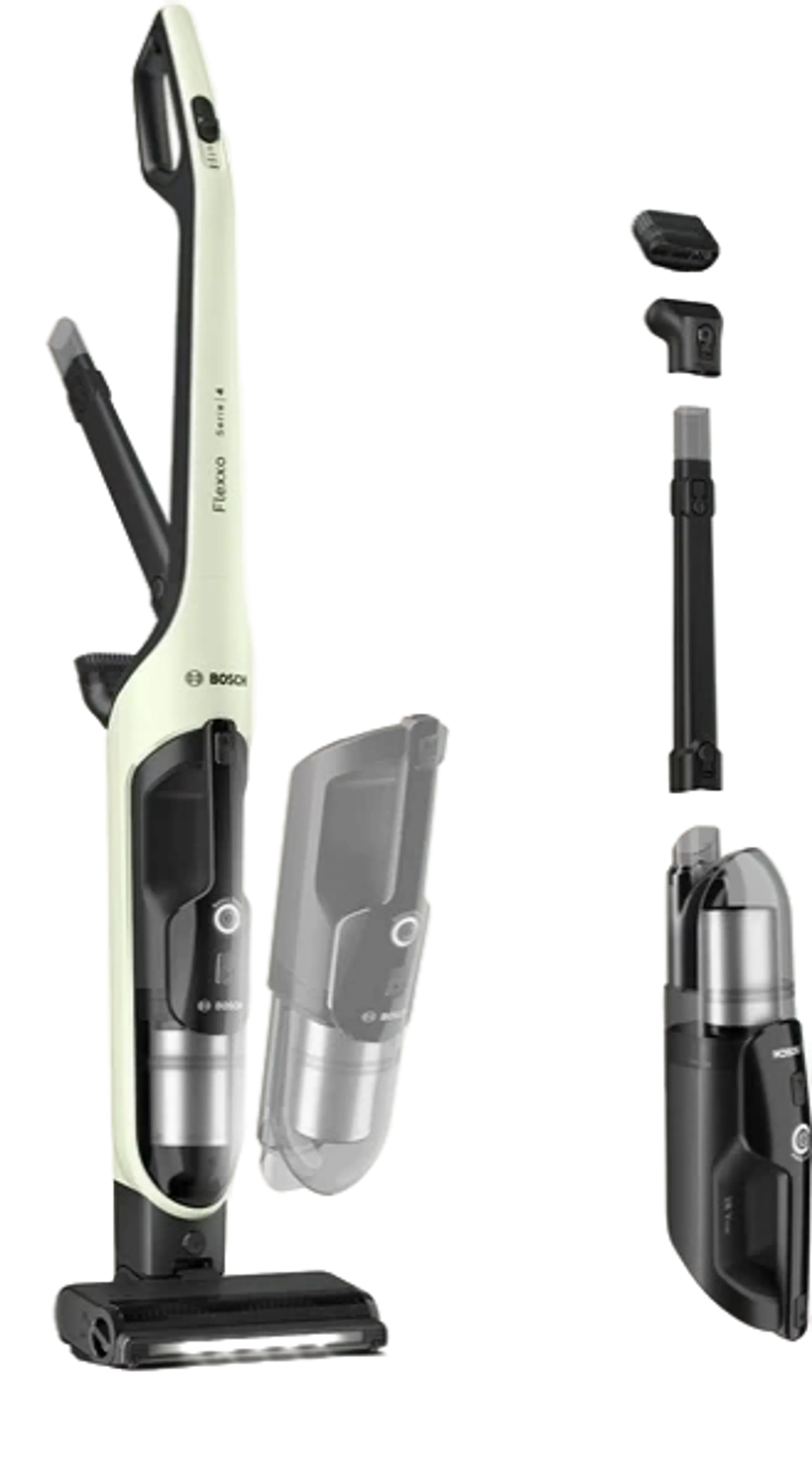 Steelstofzuiger Flexxo Serie 4 28Vmax BCH4FM28