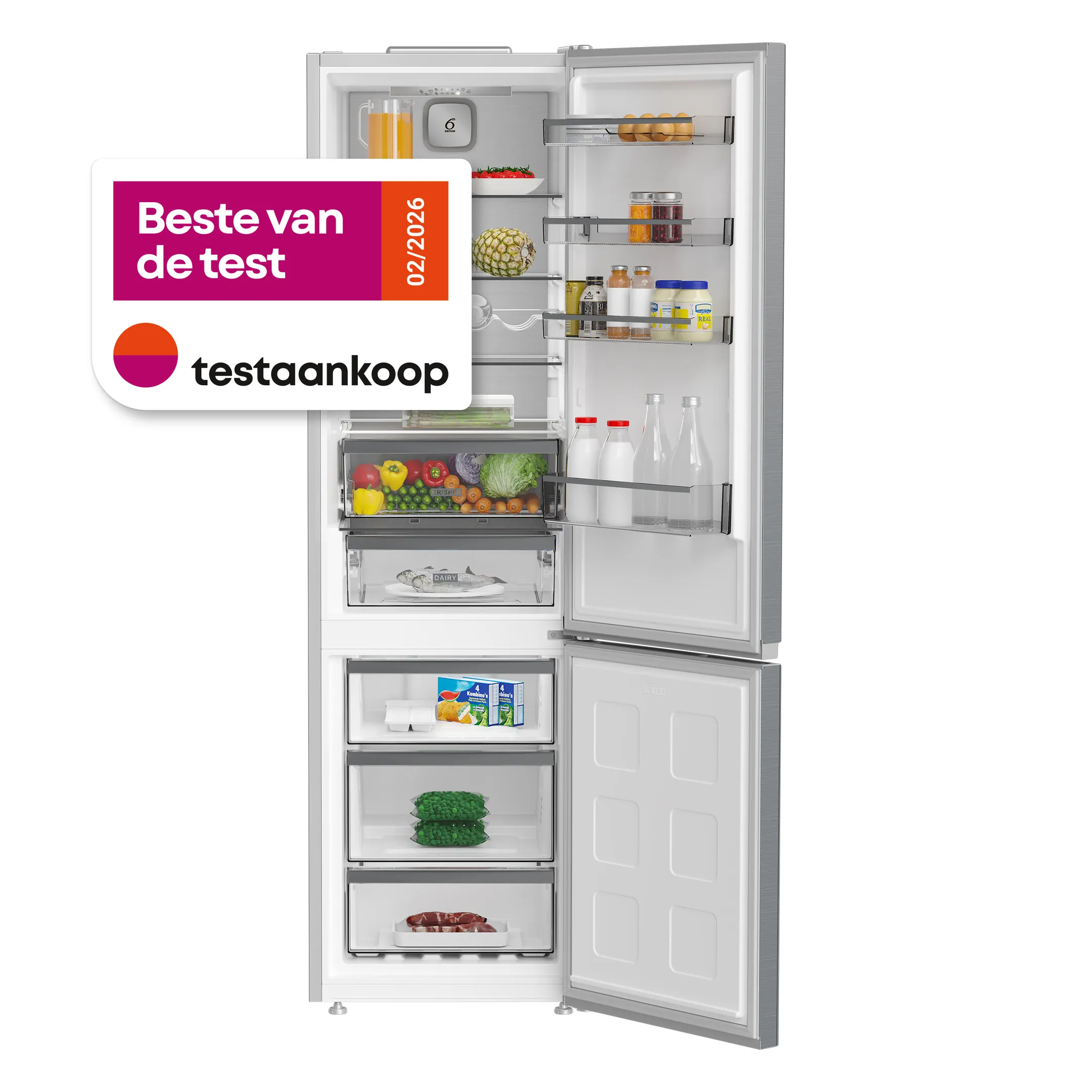 Koelkast met diepvries WHK 25404 XP8E