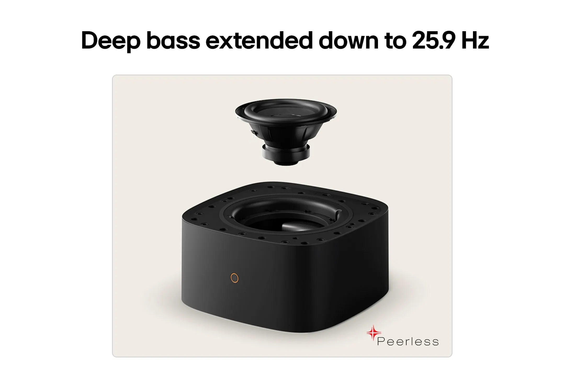 Subwoofer sans fil Sound Suite W7 - Noir