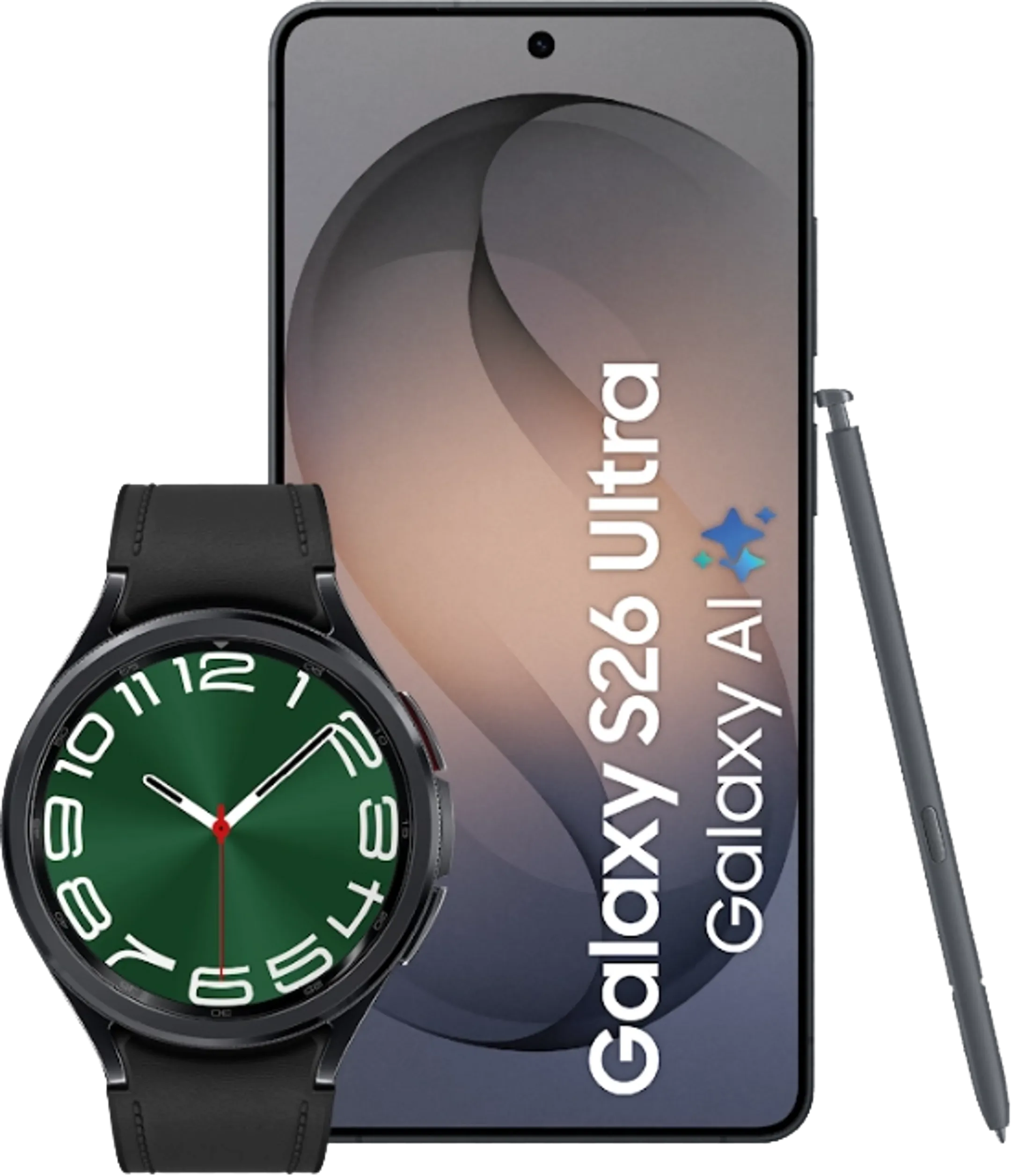 Bundle Galaxy S26 Ultra 256 Go Noir + Watch6 Classic LTE