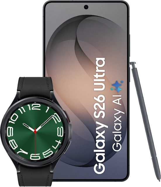 Samsung Galaxy S26 Ultra 256GB Black + Watch6 Classic LTE bundel