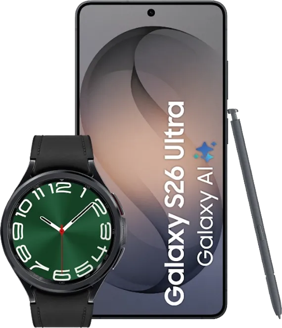 Galaxy S26 Ultra 256GB Black + Watch6 Classic LTE bundel