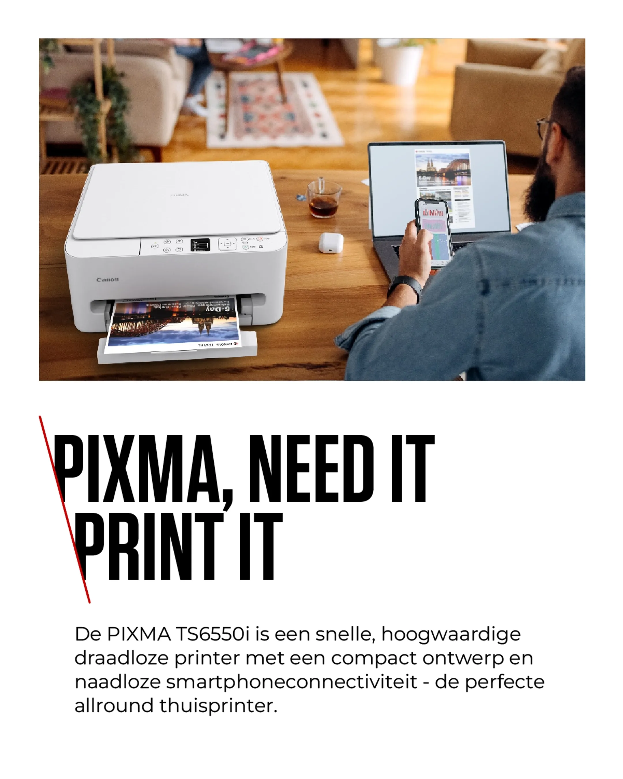 PIXMA TS6550i Home + Smartphone ready