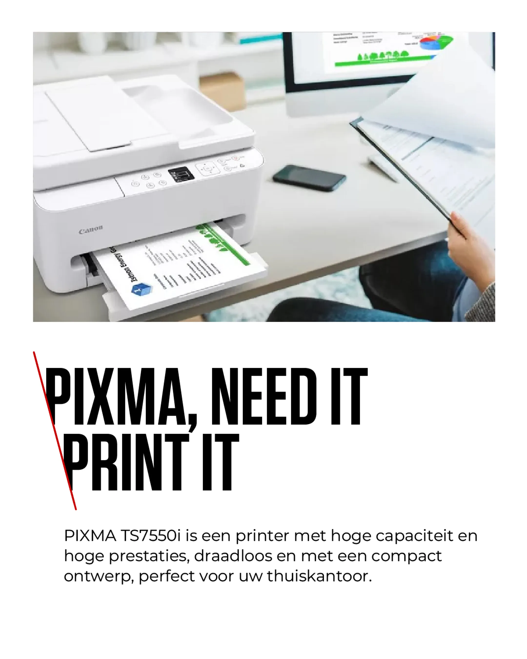 PIXMA TS7550i Home & Office Smartphone ready