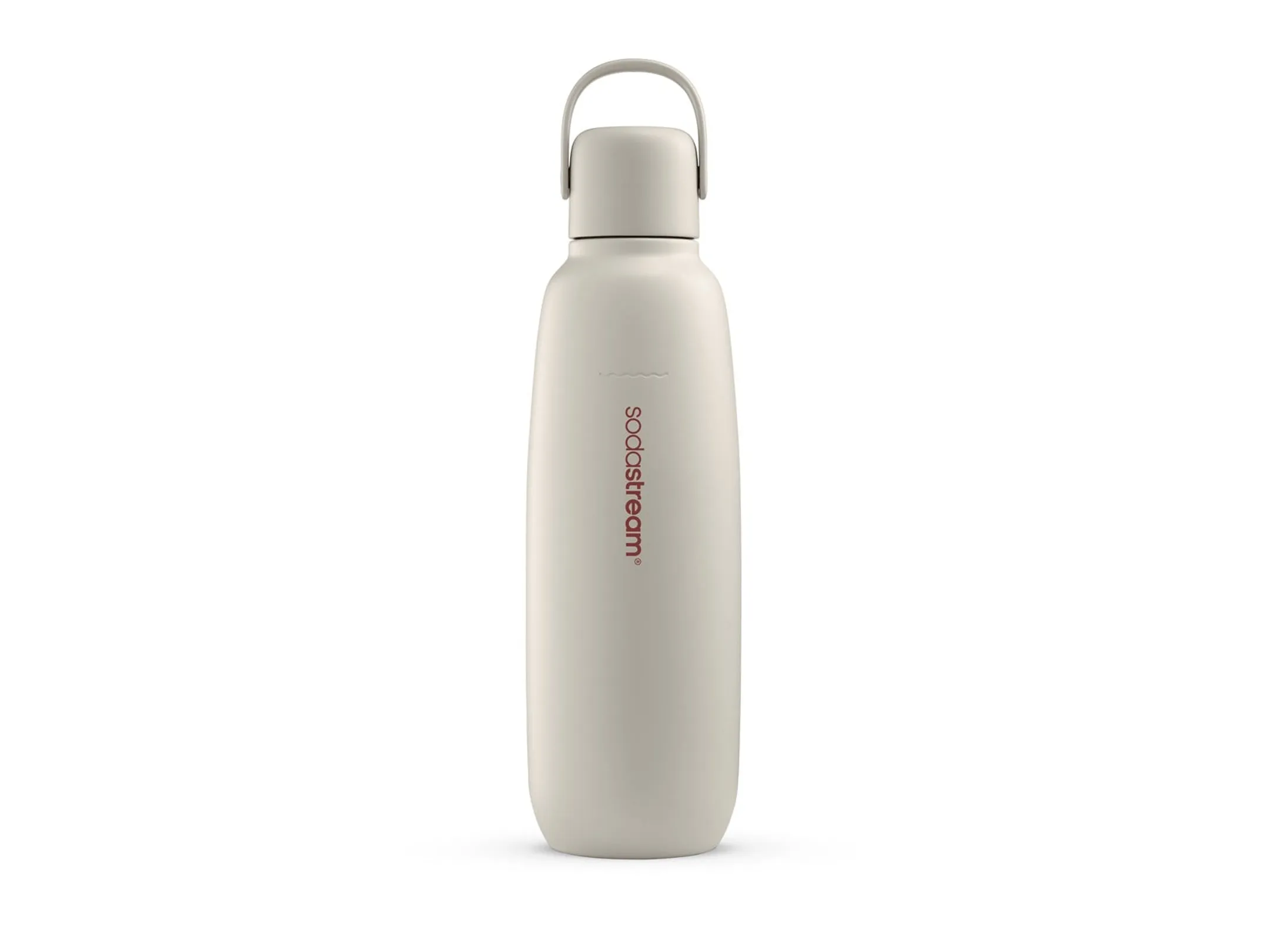 Fizz & Go - Metalen fles - 0,9L - Sand