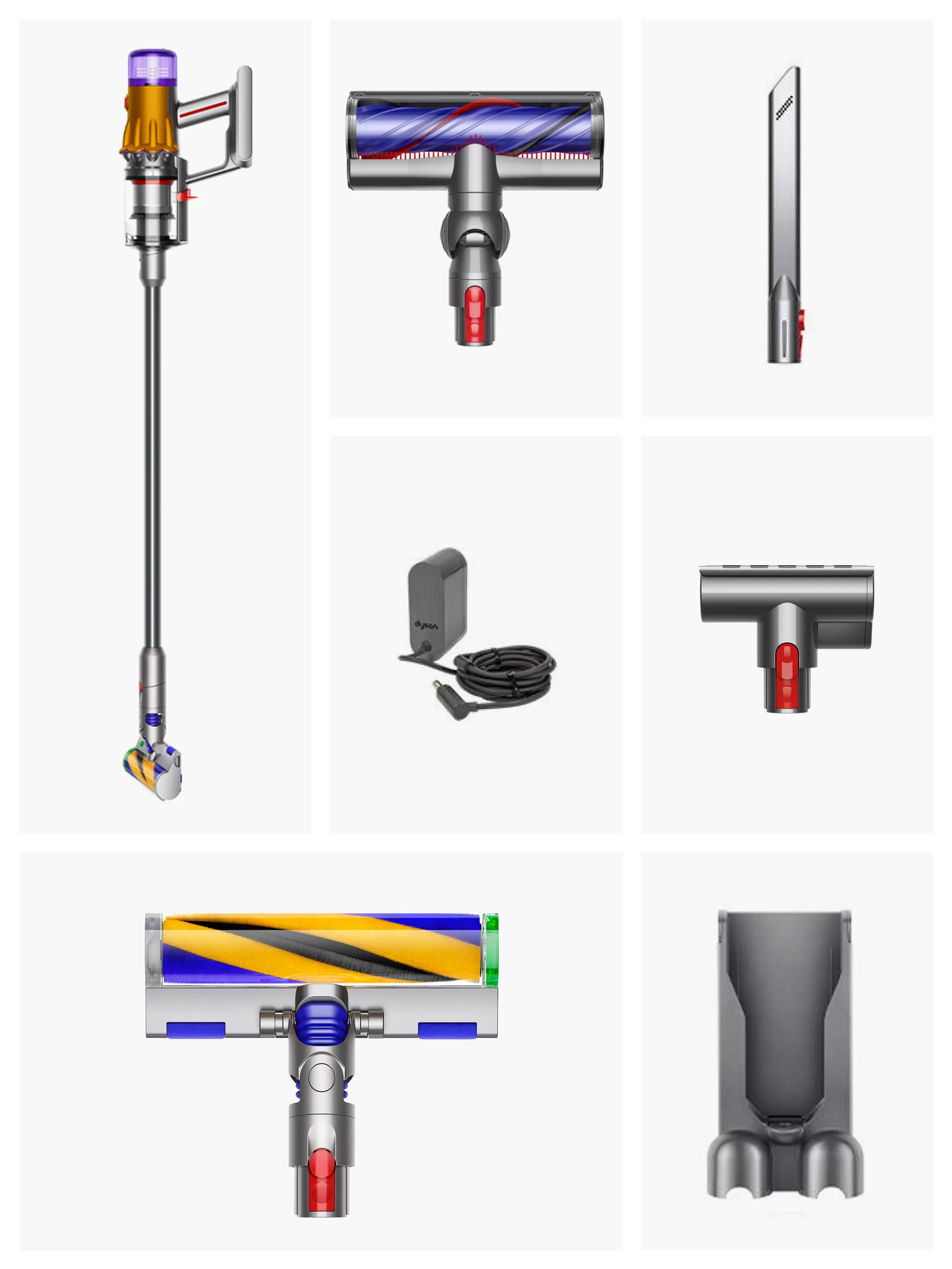 Steelstofzuiger V12 Detect Slim + Kit