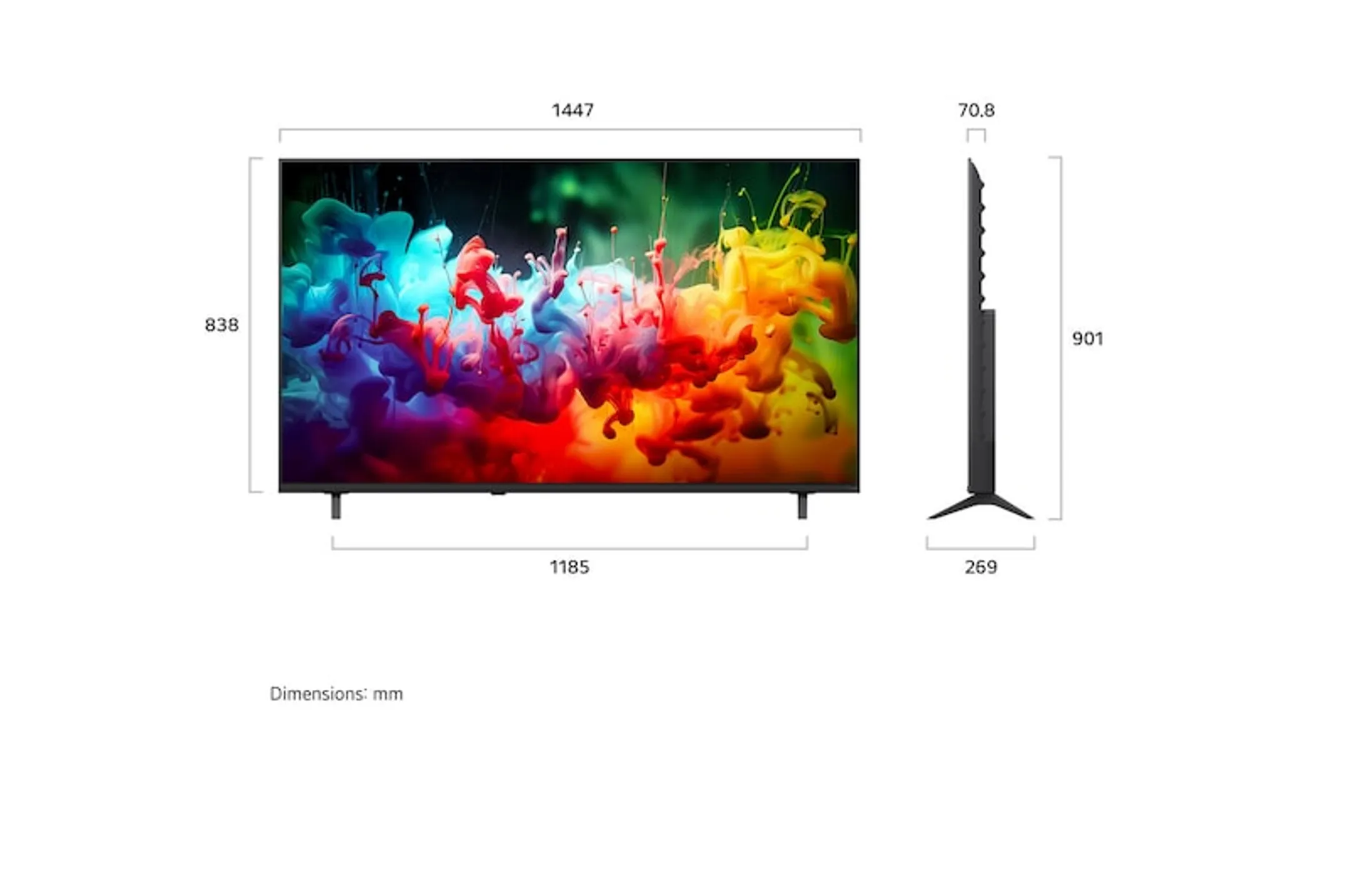 QNED AI Mini LED 4K TV 65QNED72B6B (2026) - 65 inch