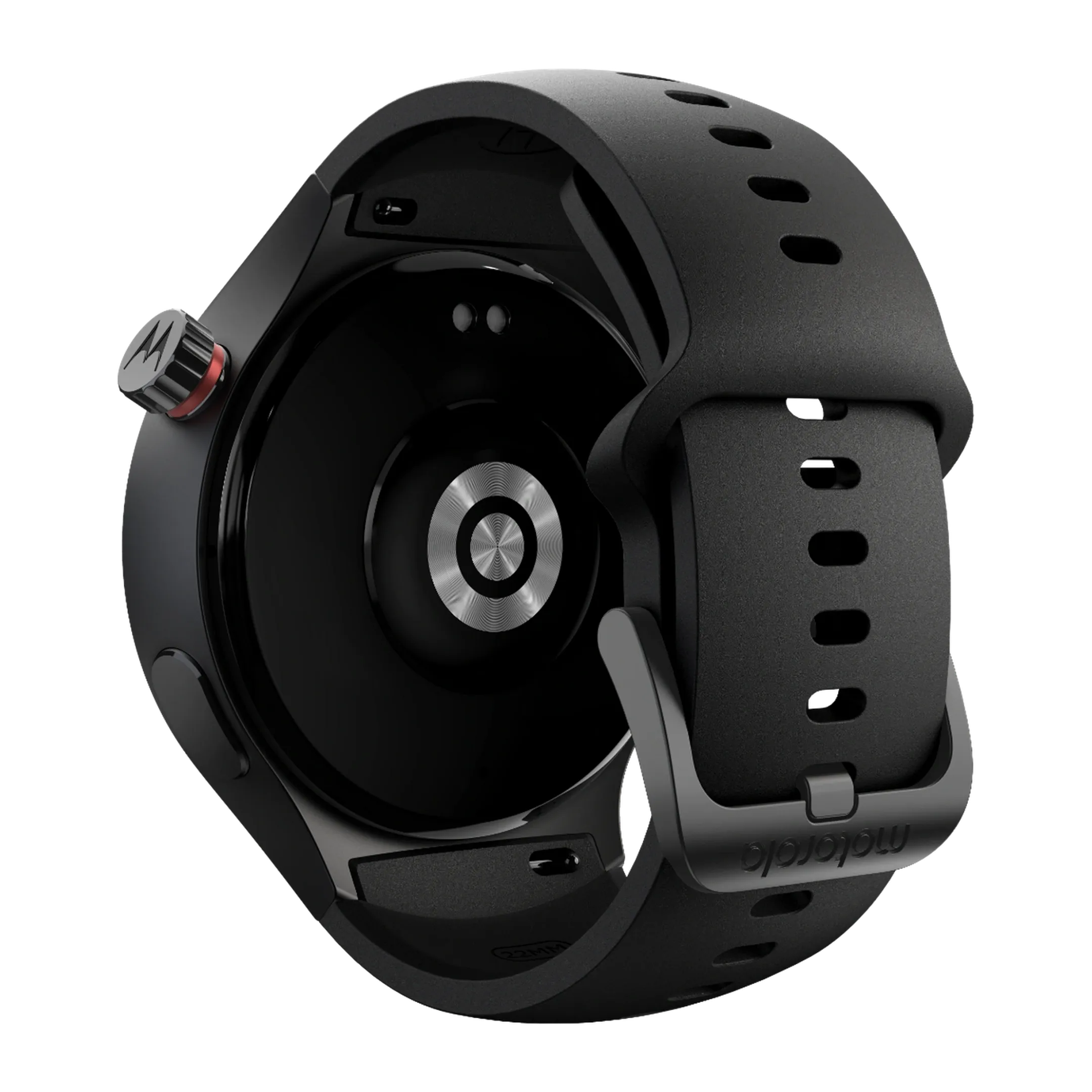 Moto Watch Volcanic Ash (Zwart) 47mm