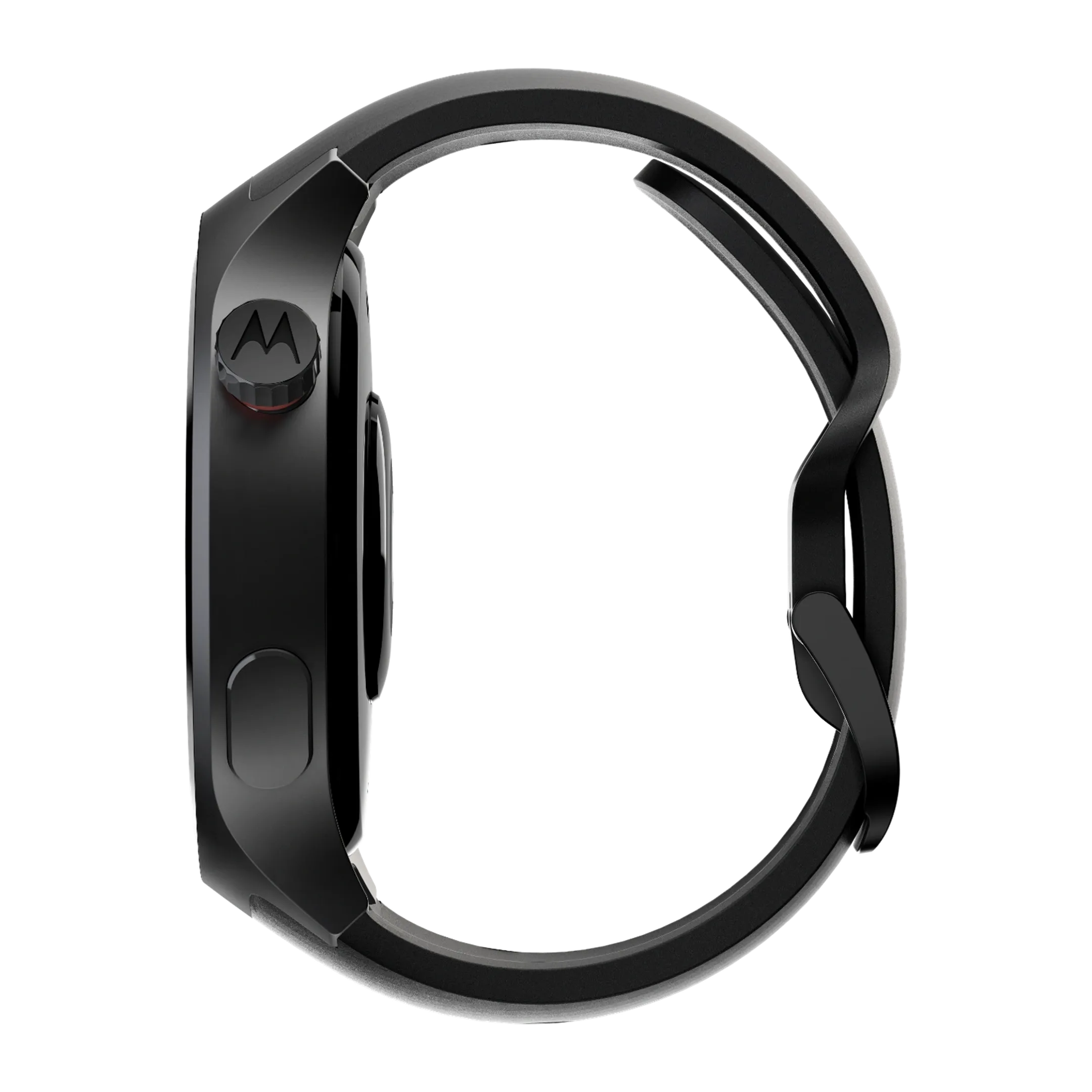 Moto Watch Volcanic Ash (Zwart) 47mm