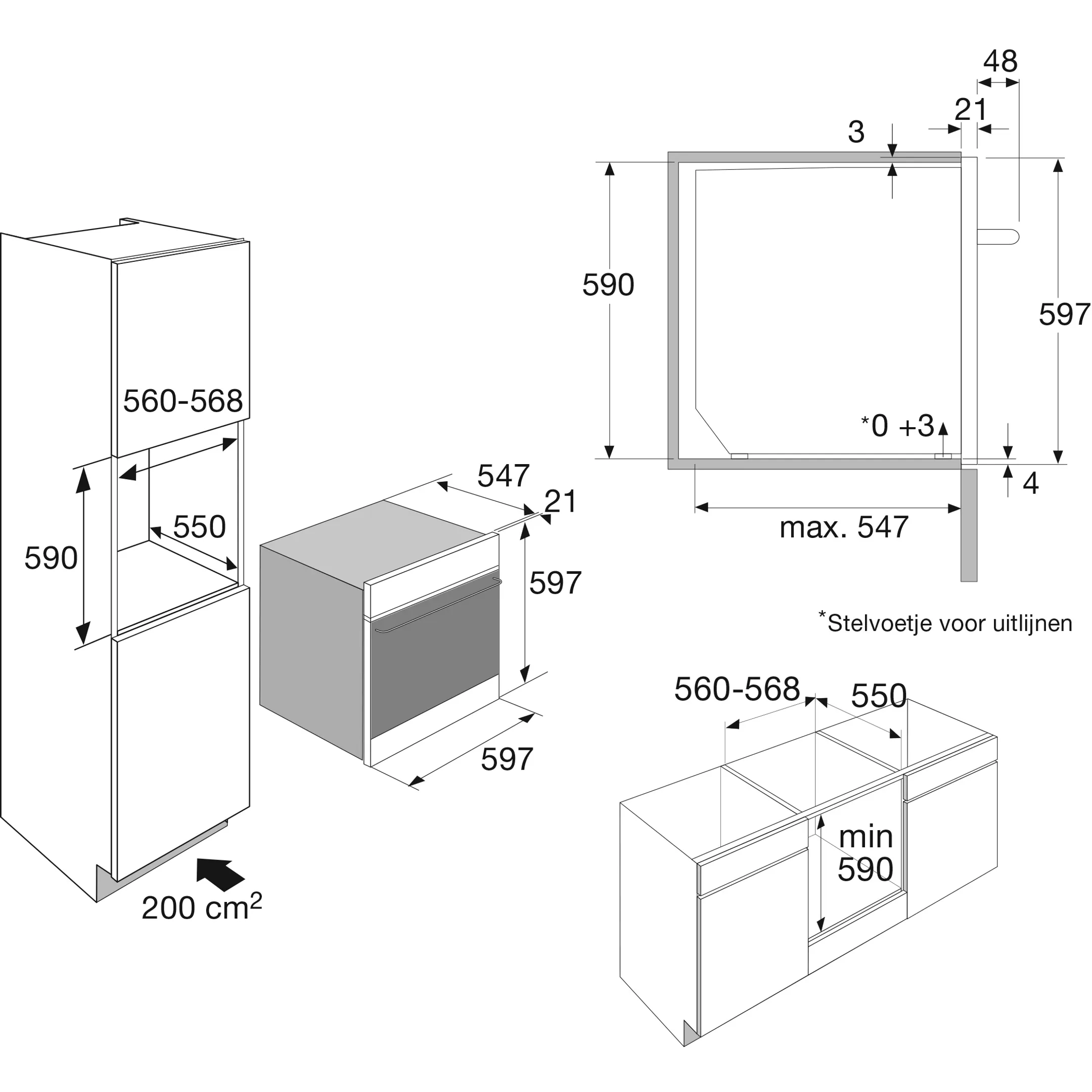 Combi four à vapeur CS6695C