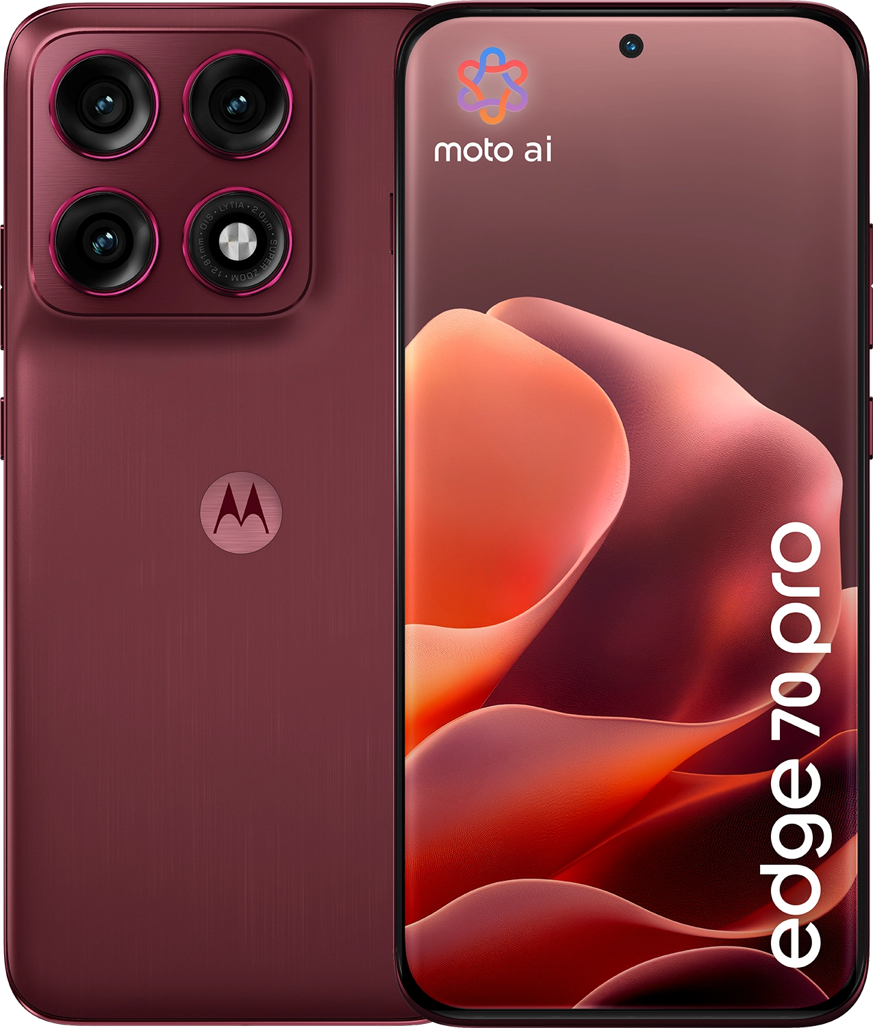 Motorola Edge 70 Pro 256 GB - Rood